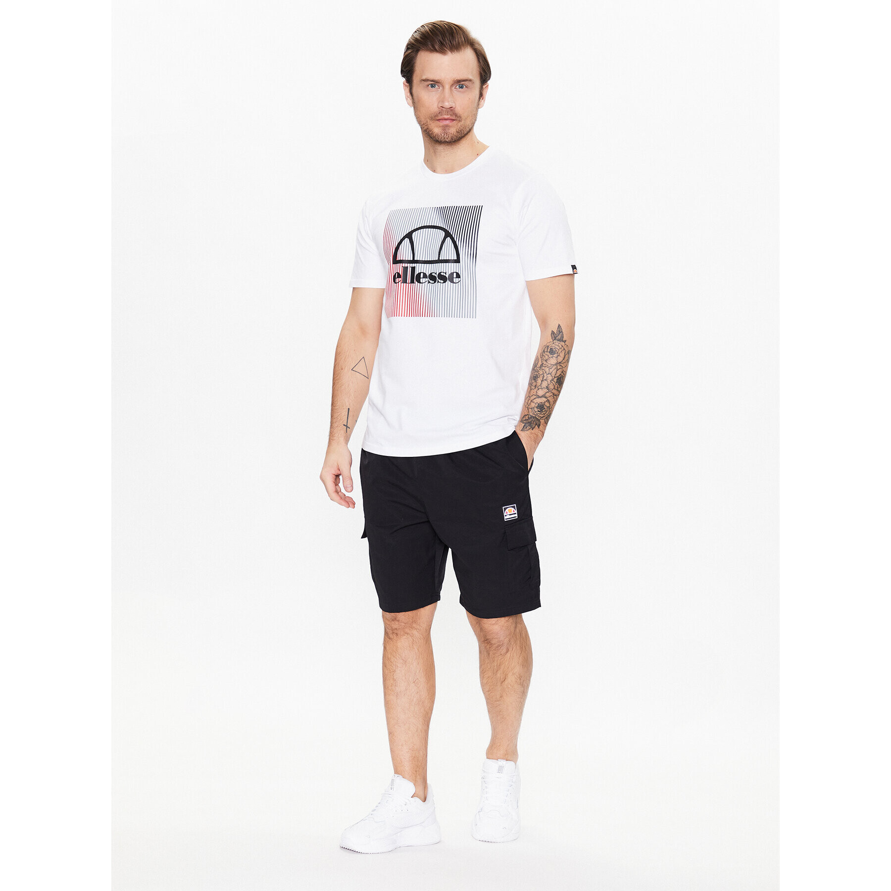 Ellesse Шорти от плат Caprera SXR17673 Черен Regular Fit - Pepit.bg