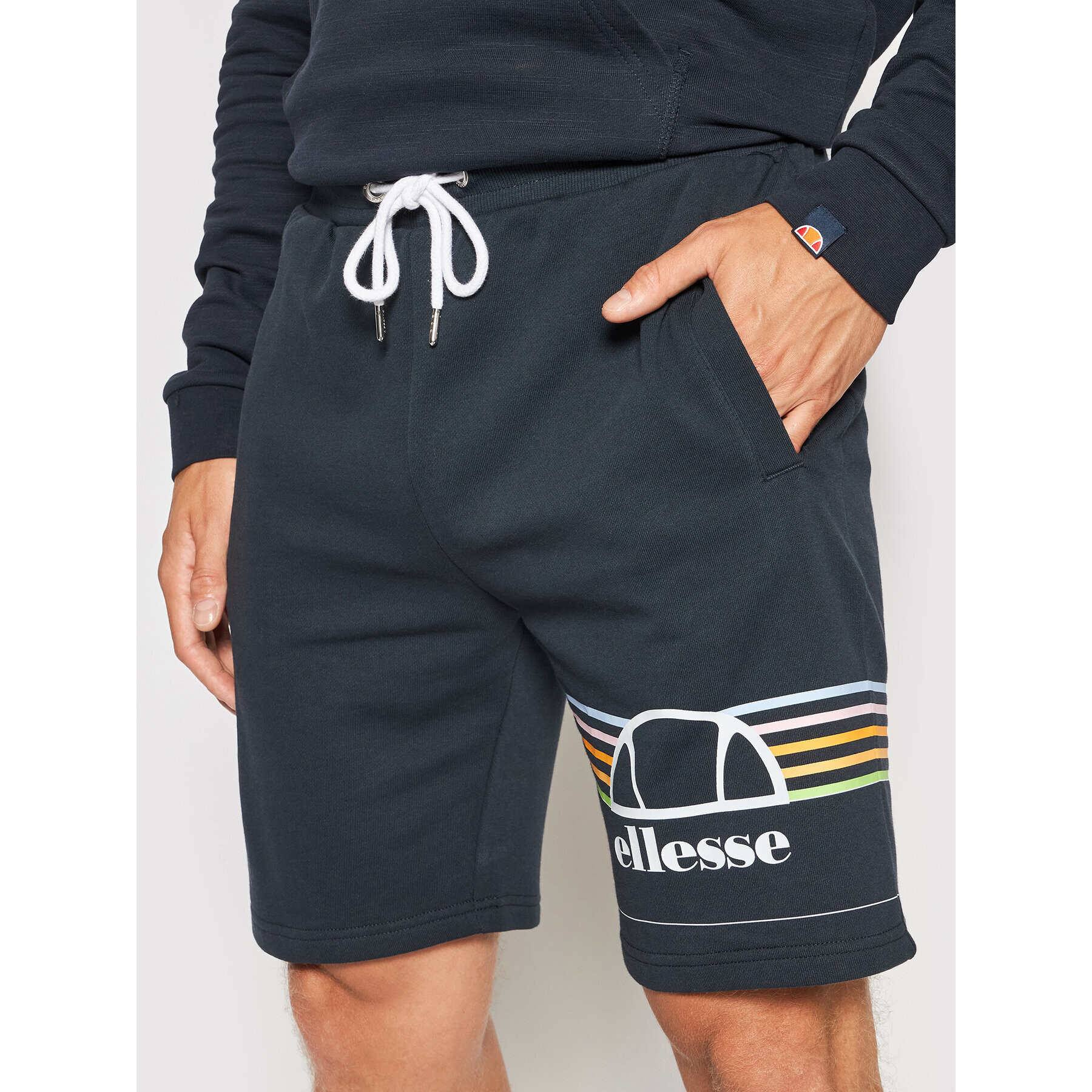 Ellesse Спортни шорти Aiutarmi SHJ11919 Тъмносин Regular Fit - Pepit.bg