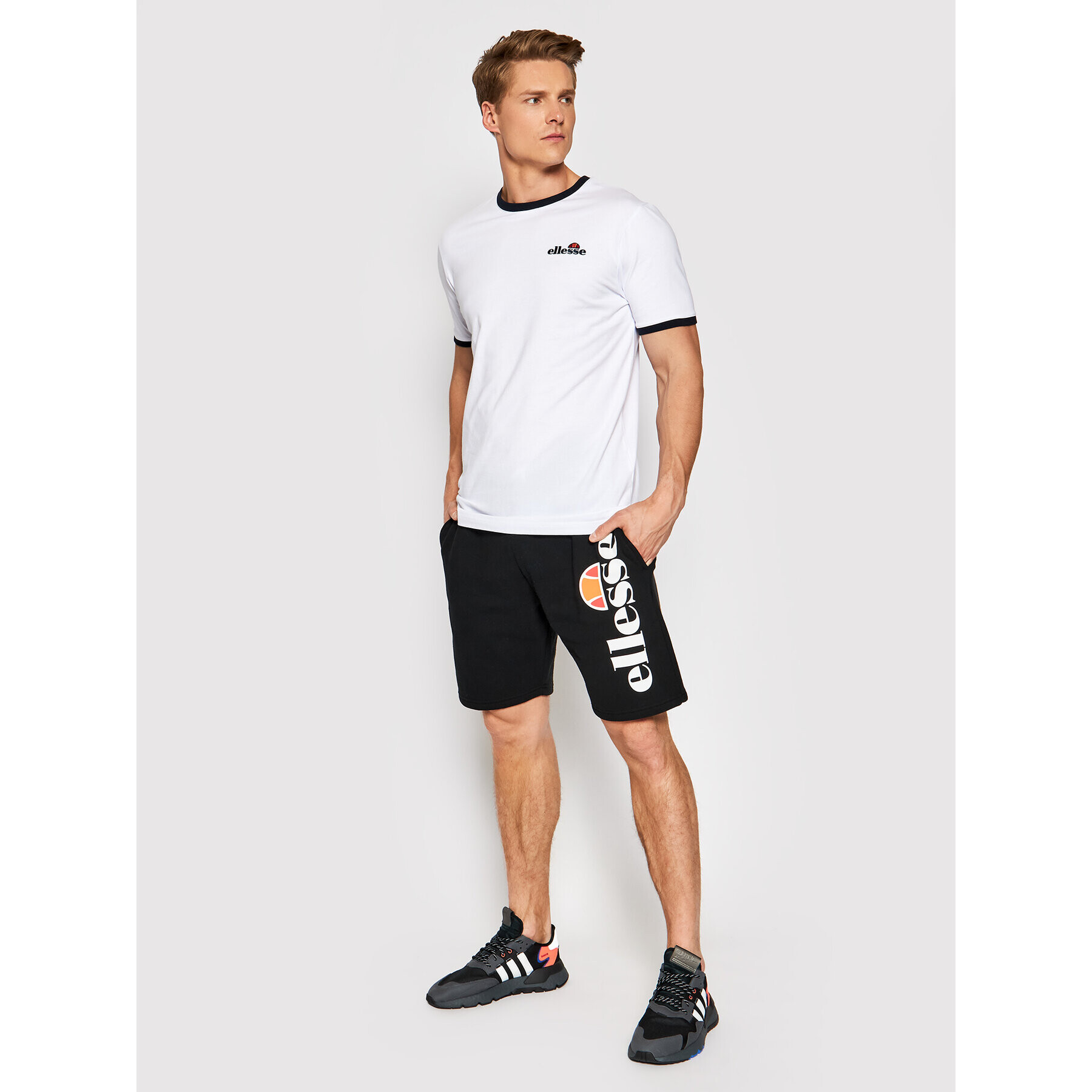 Ellesse Спортни шорти Bossini SHS08748 Черен Regular Fit - Pepit.bg