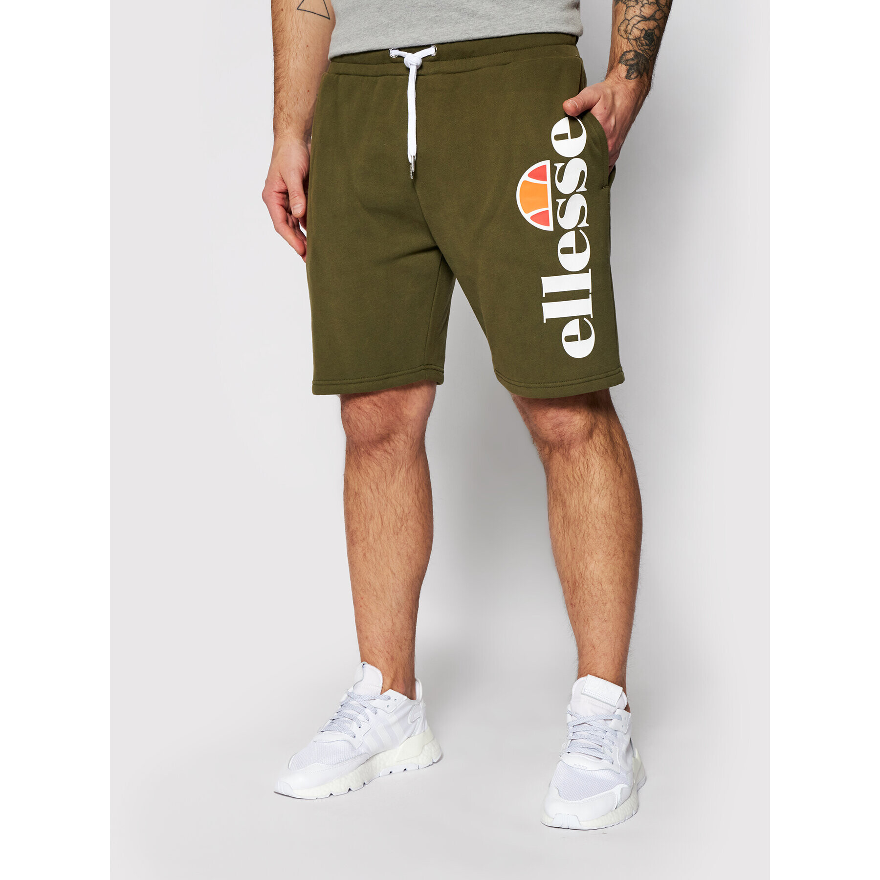 Ellesse Спортни шорти Bossini SHS08748 Зелен Regular Fit - Pepit.bg