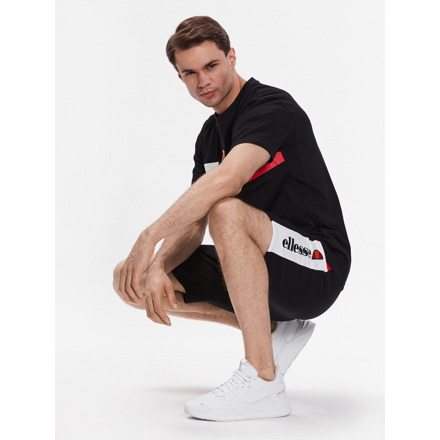Ellesse Спортни шорти Bratani SHR14833 Черен Regular Fit - Pepit.bg