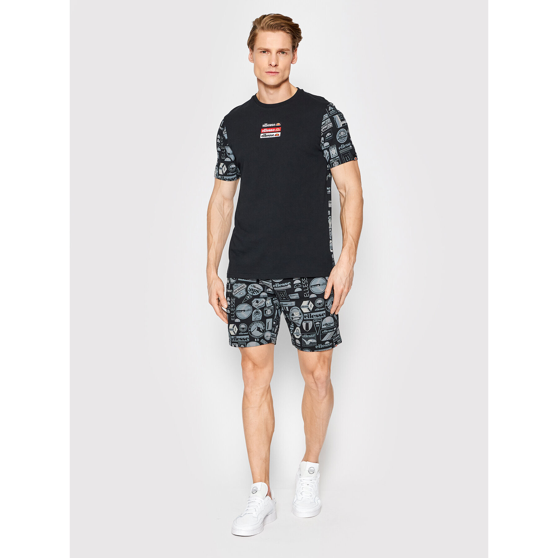 Ellesse Спортни шорти Igor SHM14519 Черен Regular Fit - Pepit.bg