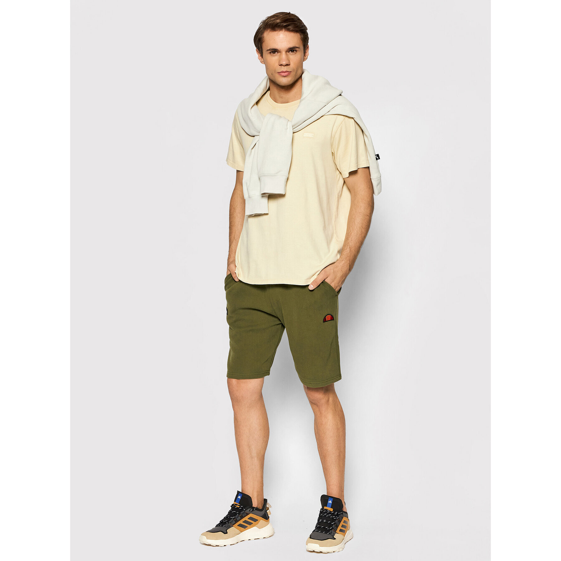 Ellesse Спортни шорти Noli SHS01894 Зелен Regular Fit - Pepit.bg