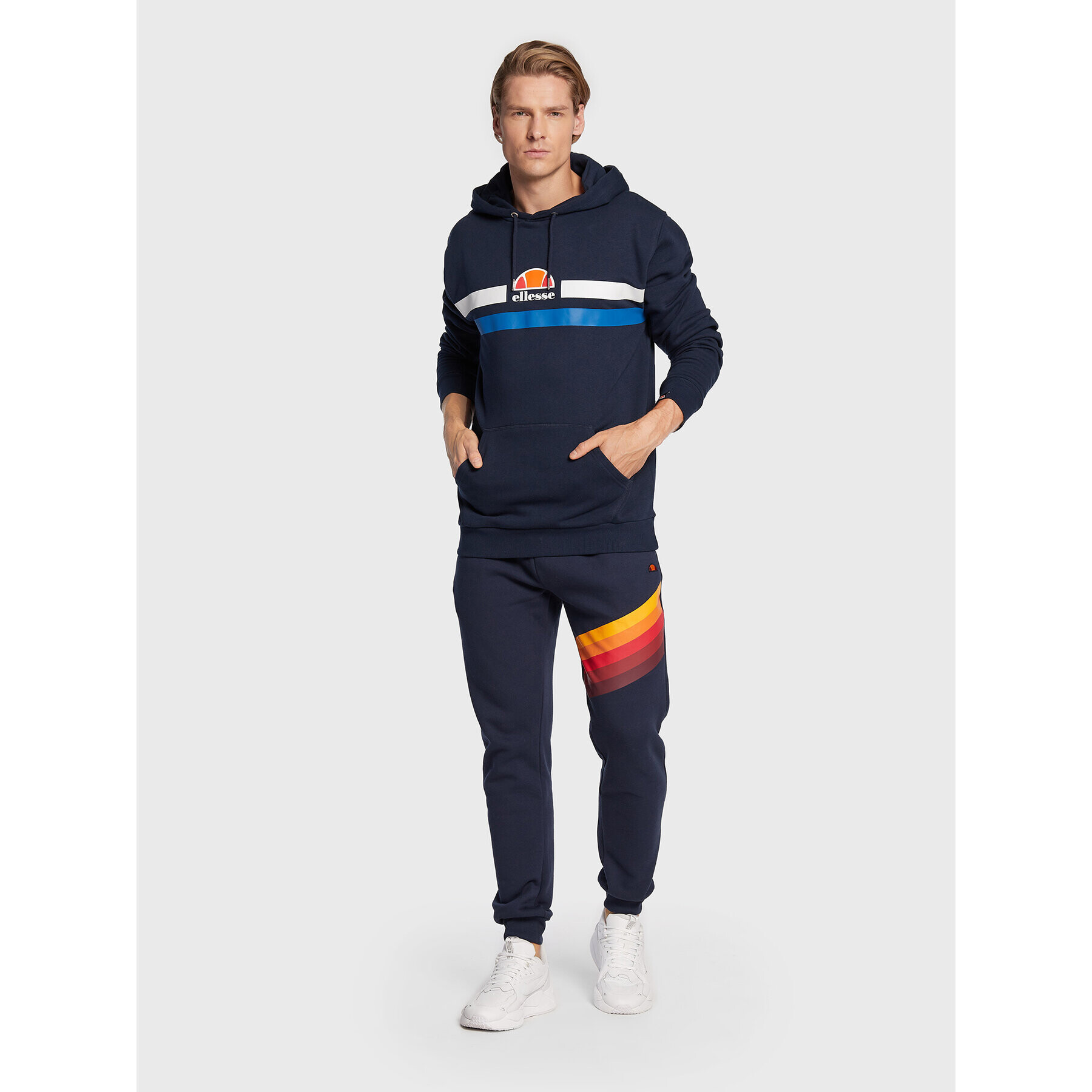 Ellesse Суитшърт Alroni SHM13709 Тъмносин Regular Fit - Pepit.bg