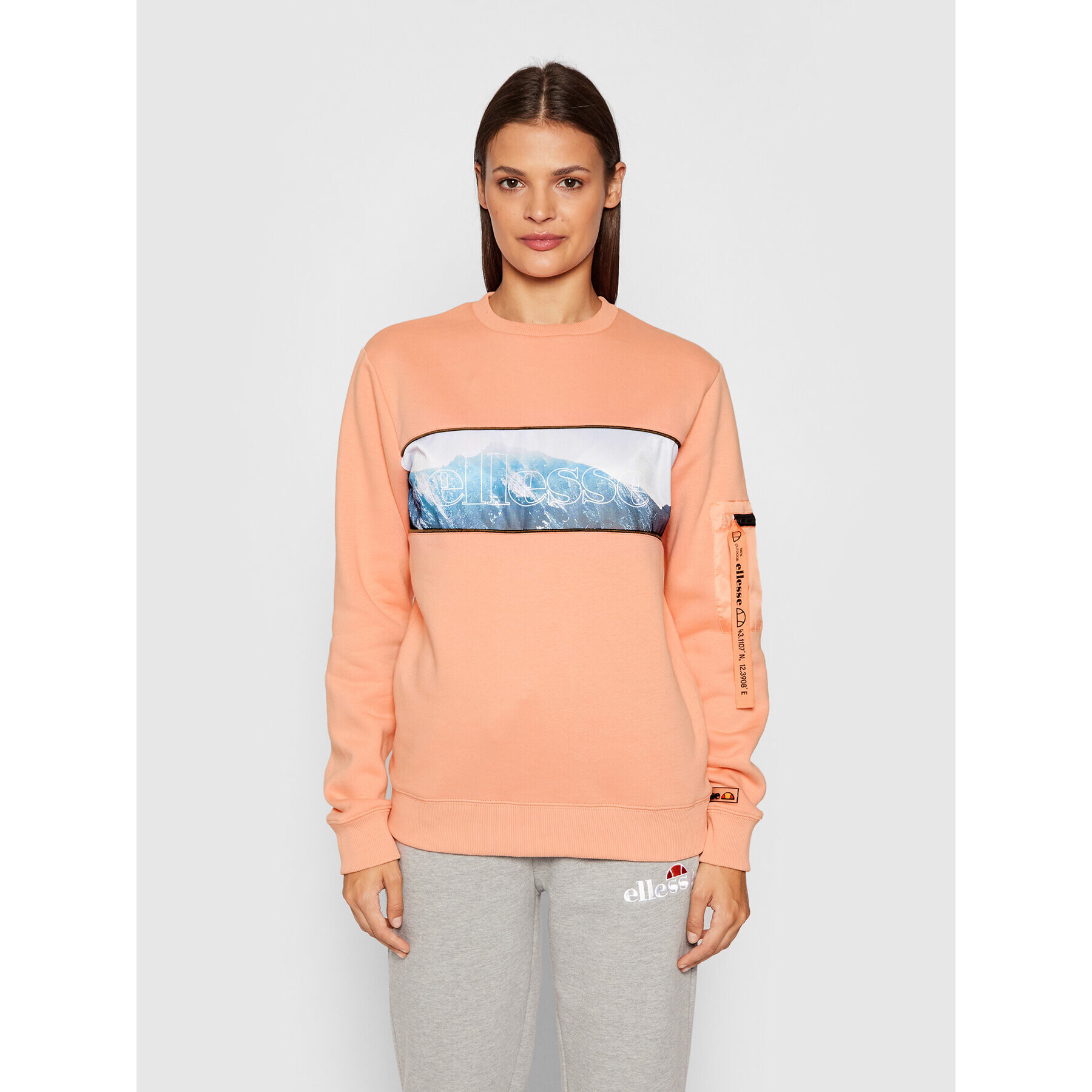 Ellesse Суитшърт Colline SGK12461 Розов Regular Fit - Pepit.bg