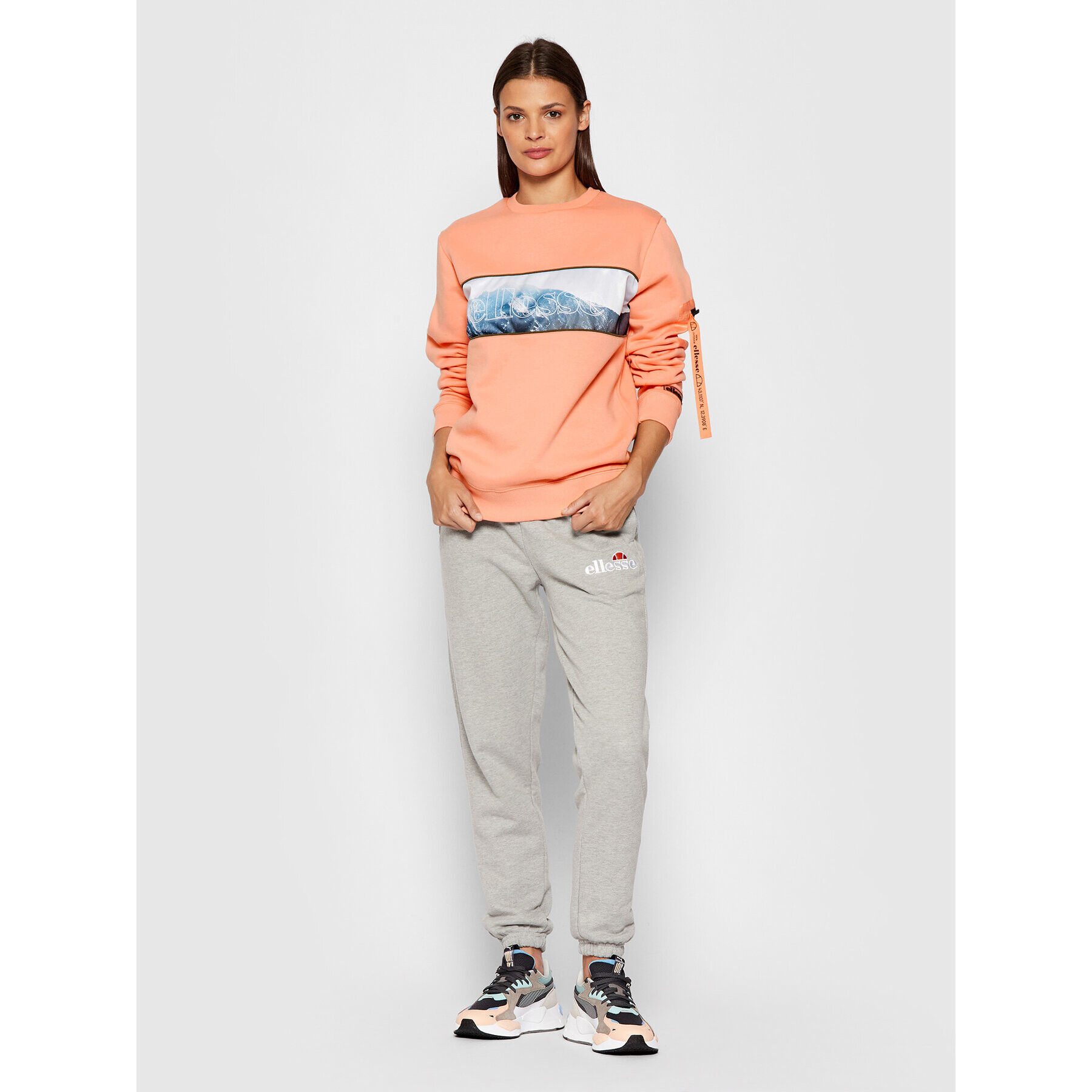 Ellesse Суитшърт Colline SGK12461 Розов Regular Fit - Pepit.bg