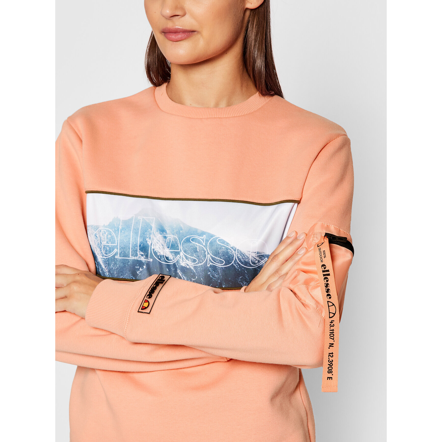 Ellesse Суитшърт Colline SGK12461 Розов Regular Fit - Pepit.bg