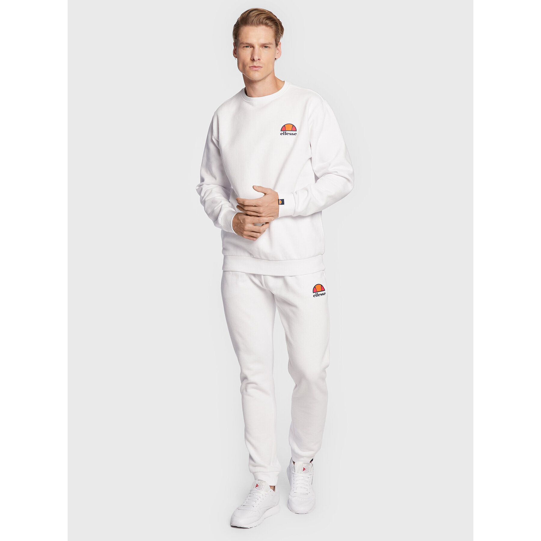 Ellesse Суитшърт Diveria SHS02215 Бял Regular Fit - Pepit.bg