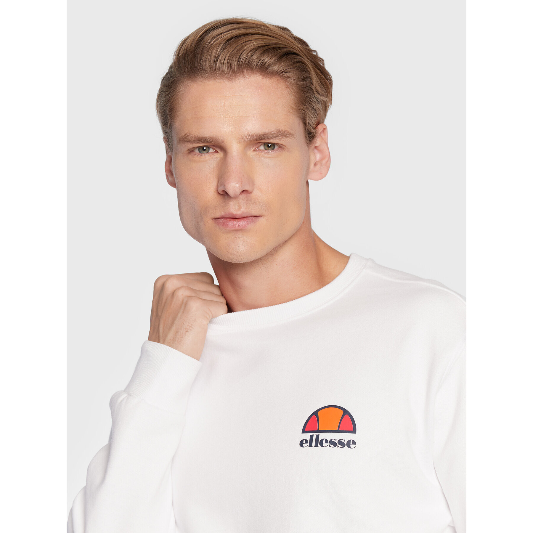 Ellesse Суитшърт Diveria SHS02215 Бял Regular Fit - Pepit.bg