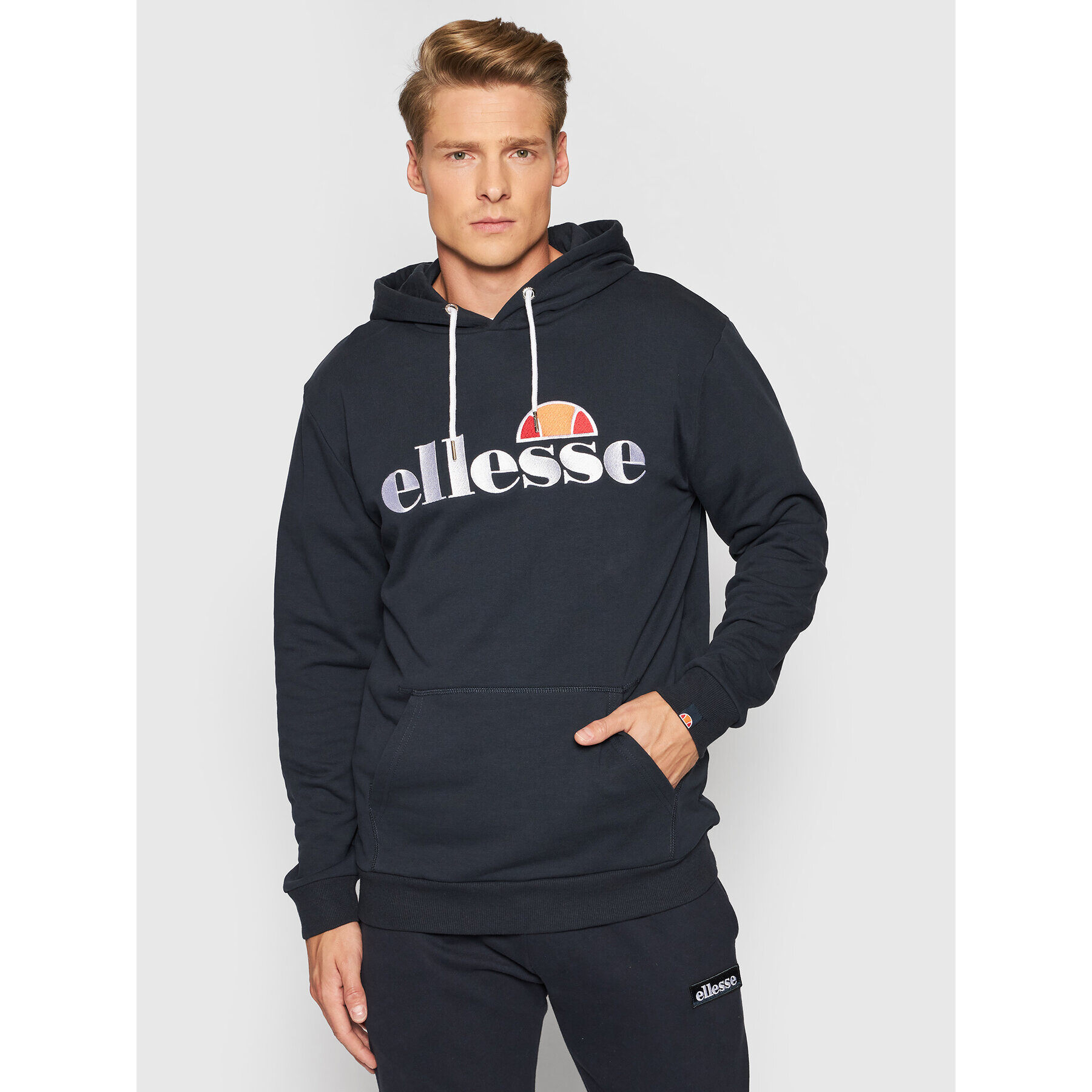 Ellesse Суитшърт Ferrer SHK13288 Тъмносин Regular Fit - Pepit.bg