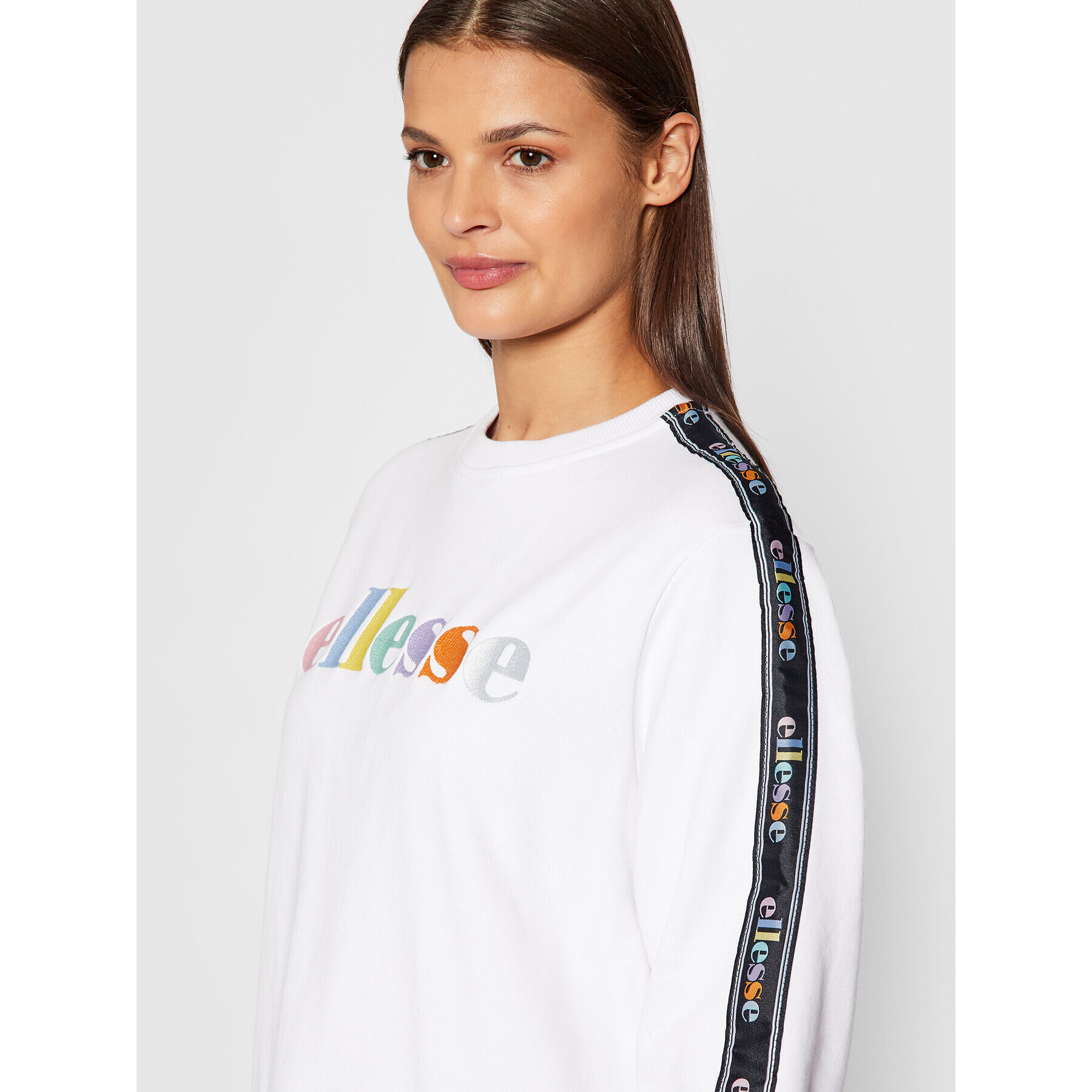 Ellesse Суитшърт Ginny SGK07270 Бял Regular Fit - Pepit.bg