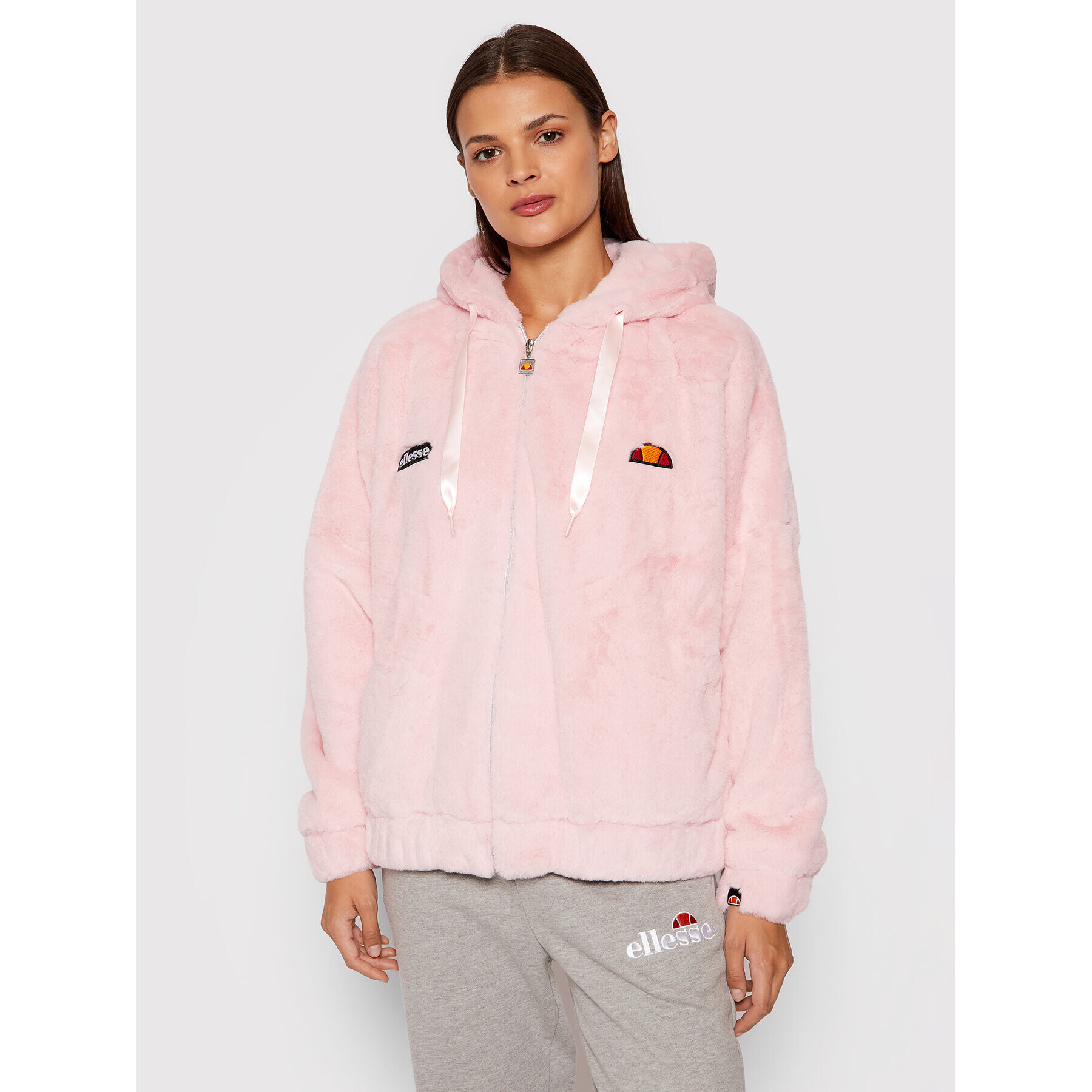Ellesse Суитшърт Giowanna SGK03783 Розов Oversize - Pepit.bg