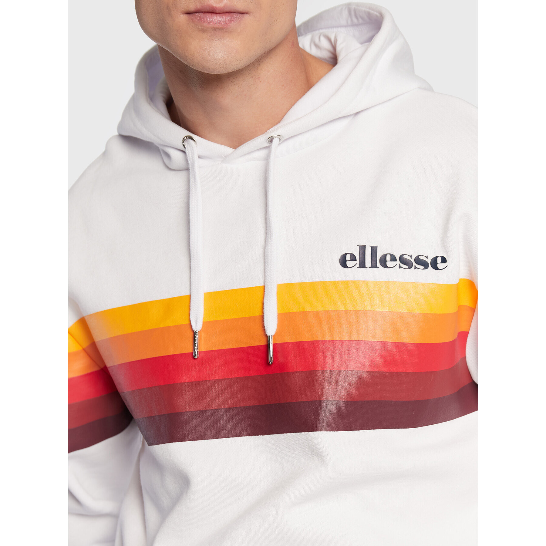 Ellesse Суитшърт Gruss SHP16215 Бял Regular Fit - Pepit.bg