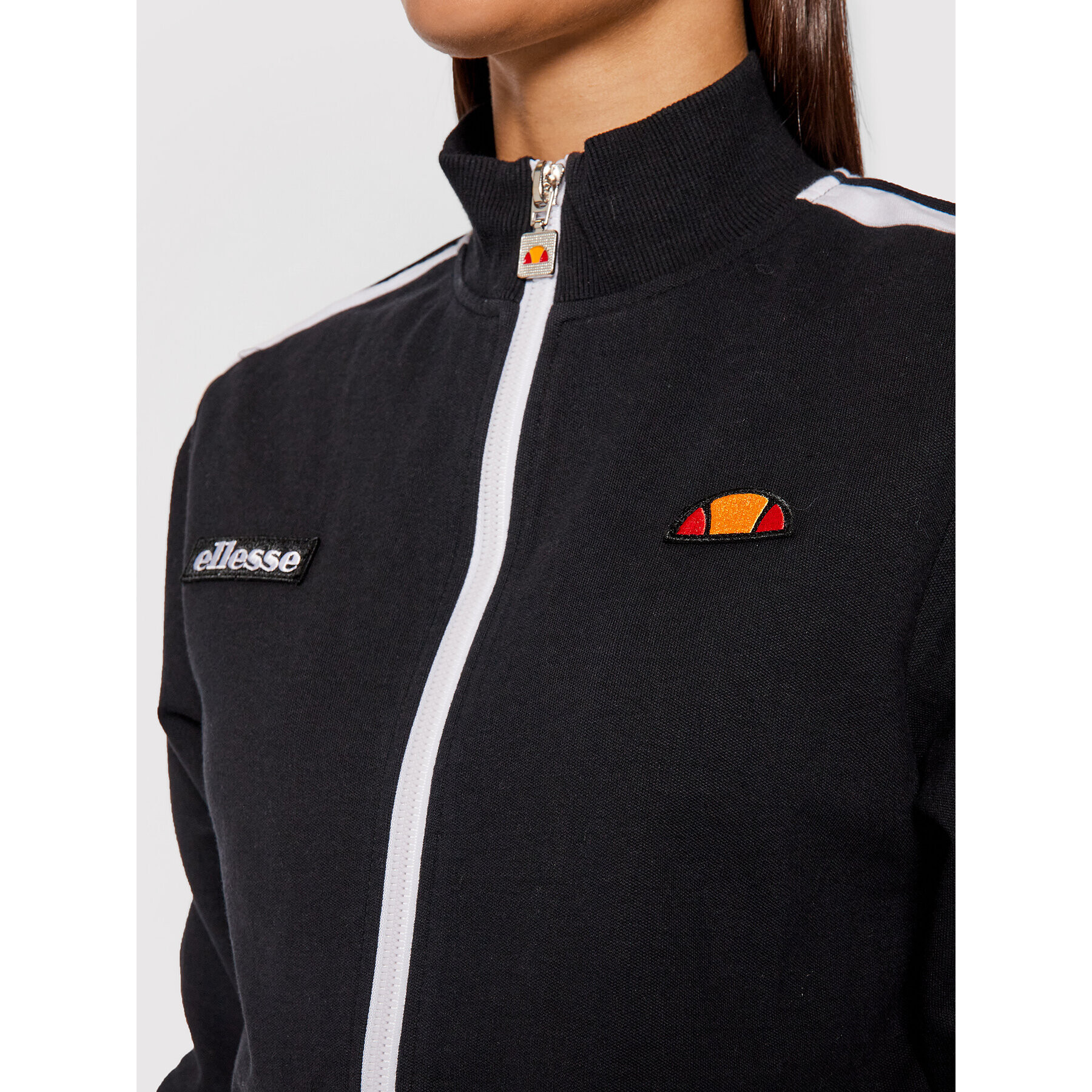 Ellesse Суитшърт Laboria SGK12339 Черен Cropped Fit - Pepit.bg