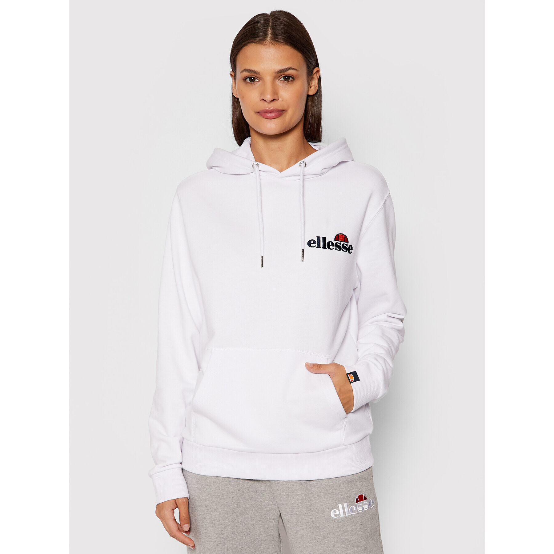 Ellesse Суитшърт Noreo SGS08848 Бял Regular Fit - Pepit.bg