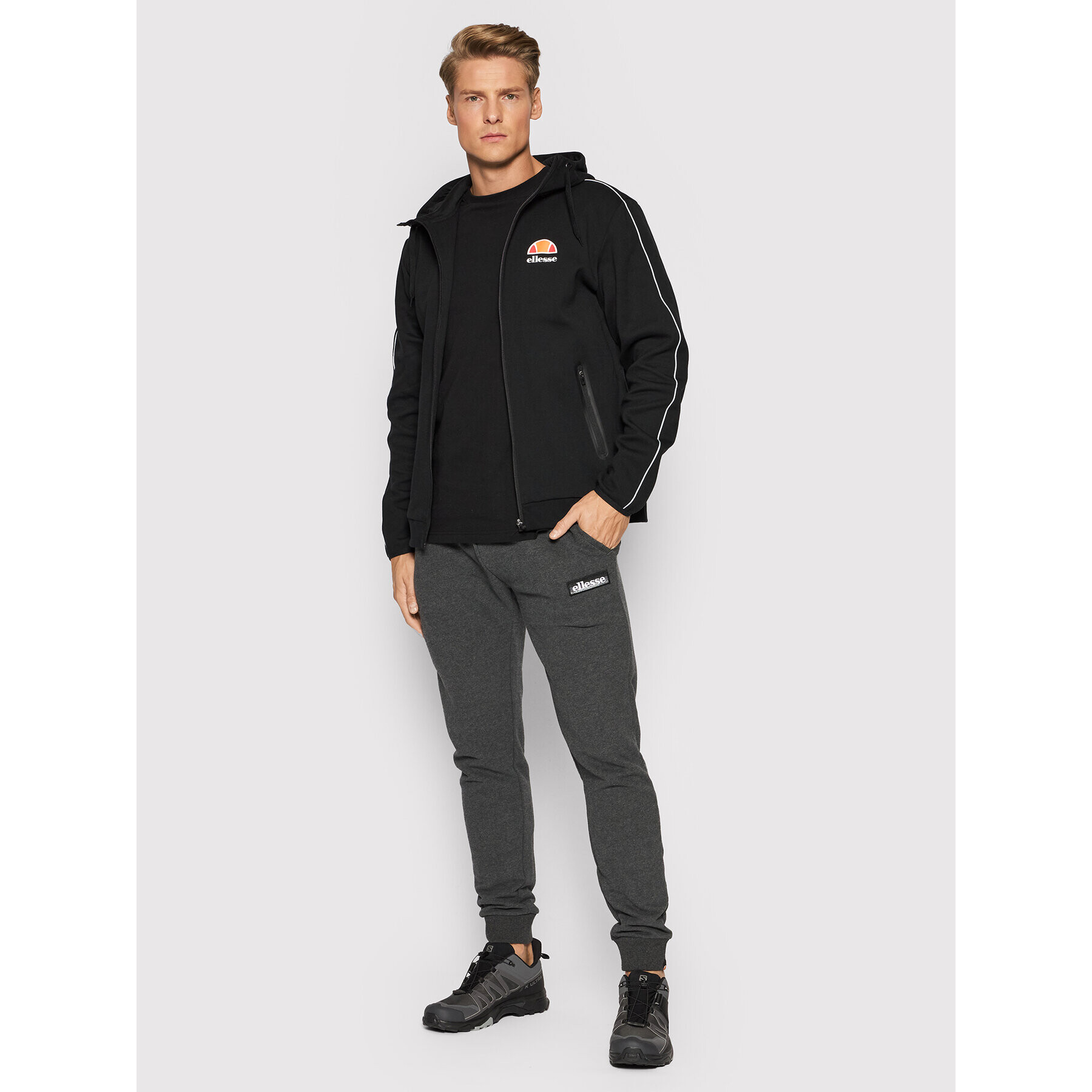 Ellesse Суитшърт Ornari SXG09896 Черен Regular Fit - Pepit.bg