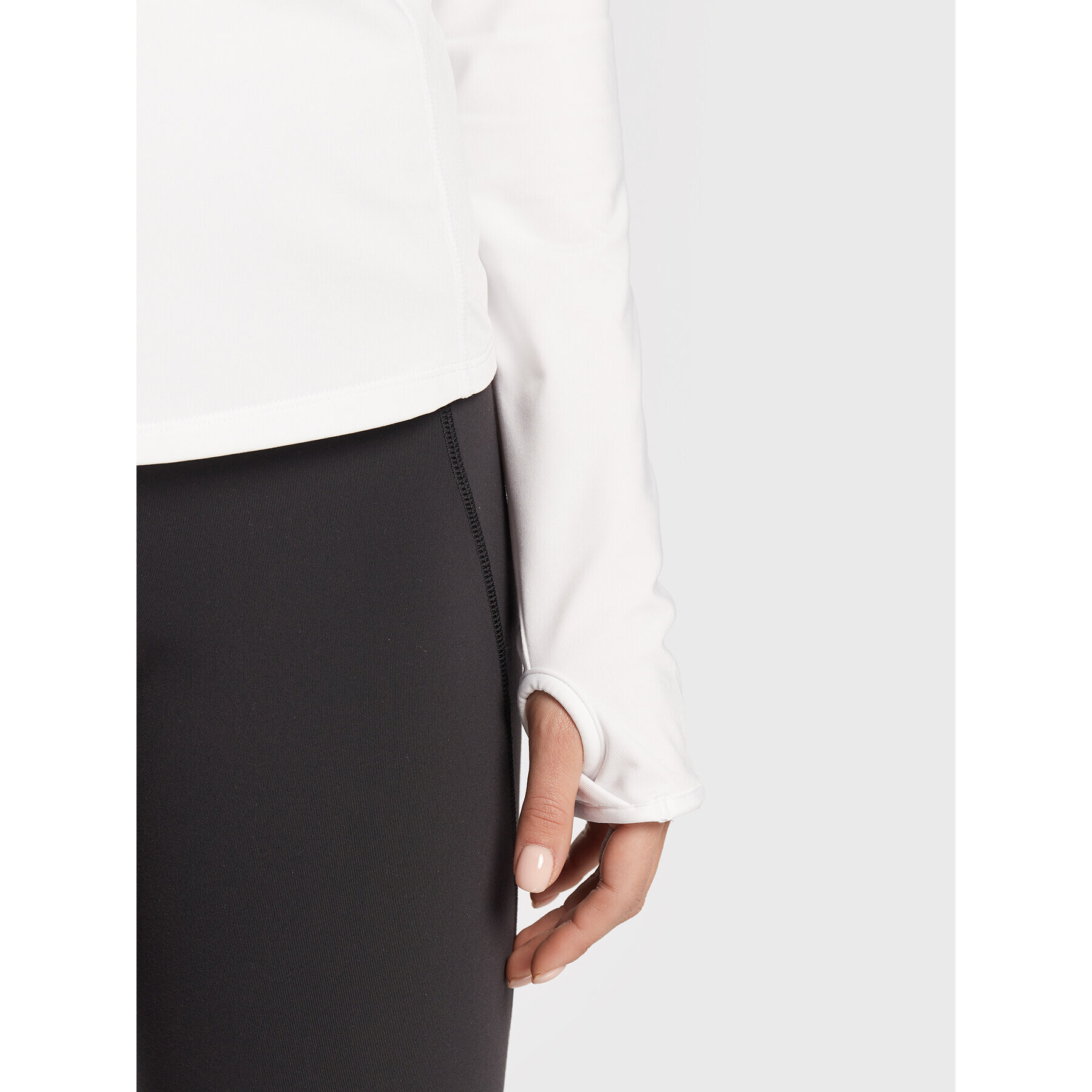 Ellesse Суитшърт от техническо трико Sofira SRG09915 Бял Compressive Fit - Pepit.bg
