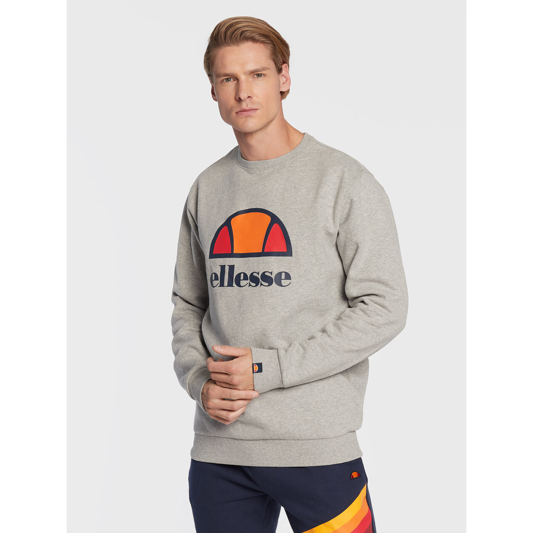 Ellesse Суитшърт Perc SXG12638 Сив Regular Fit - Pepit.bg