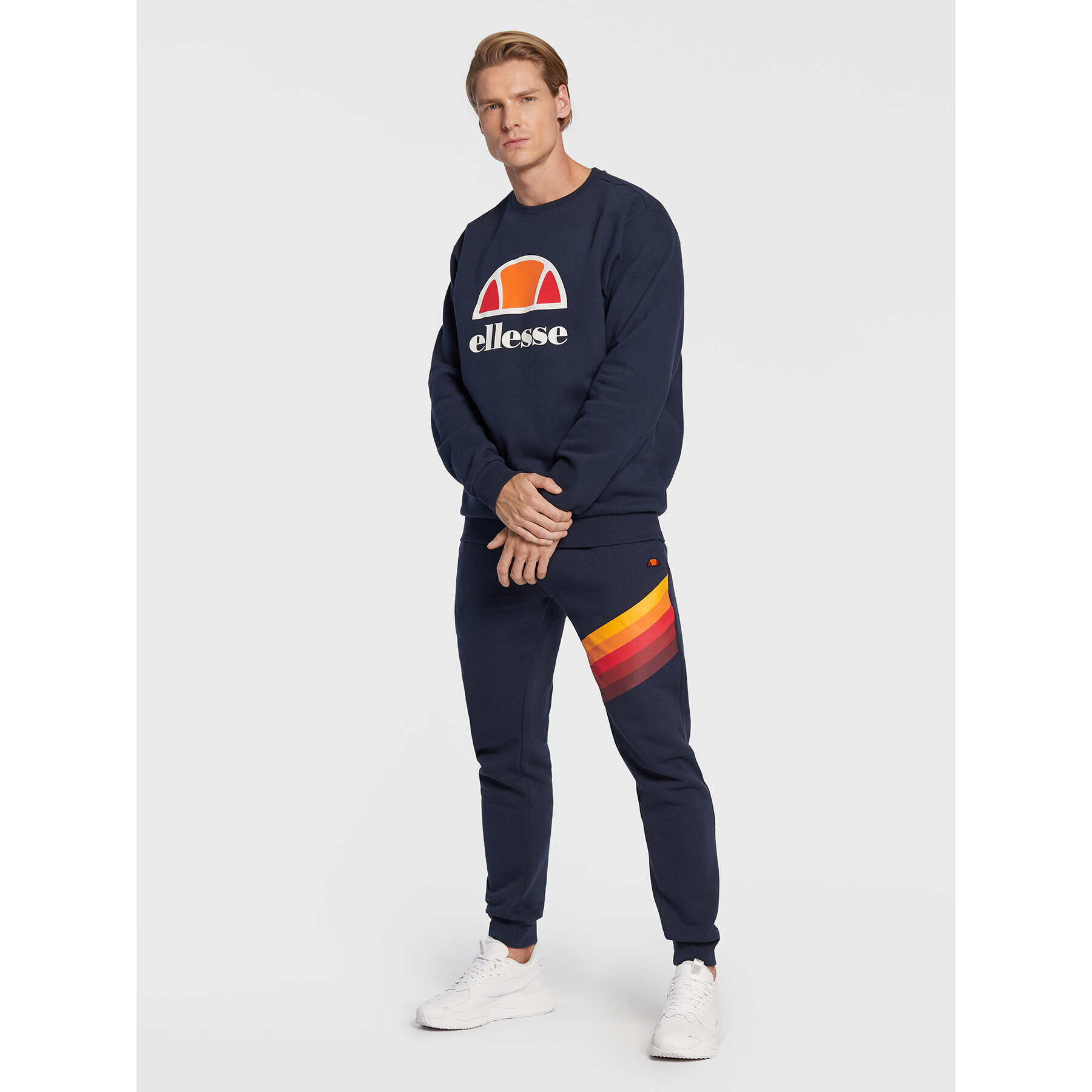 Ellesse Суитшърт Perc SXG12638 Тъмносин Regular Fit - Pepit.bg