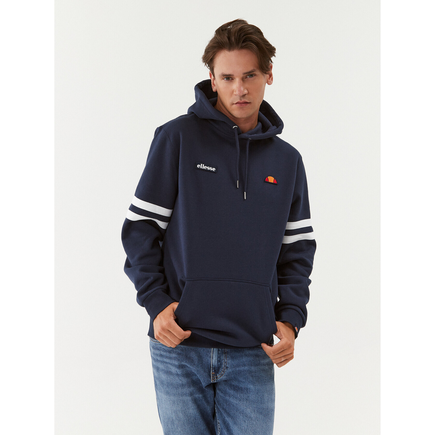 Ellesse Суитшърт SHP17083 Тъмносин Regular Fit - Pepit.bg