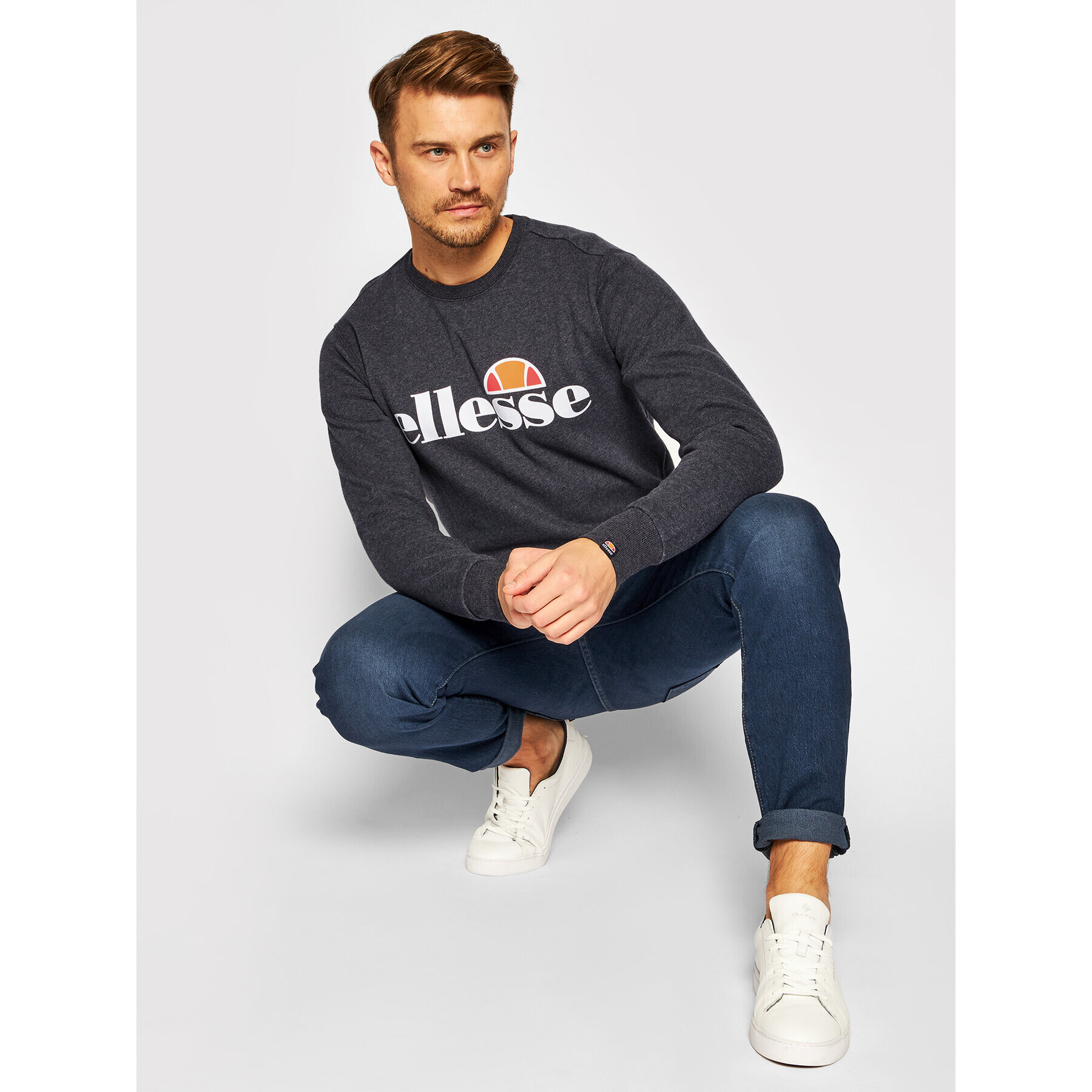 Ellesse Суитшърт Sl Succiso SHC07930 Сив Regular Fit - Pepit.bg