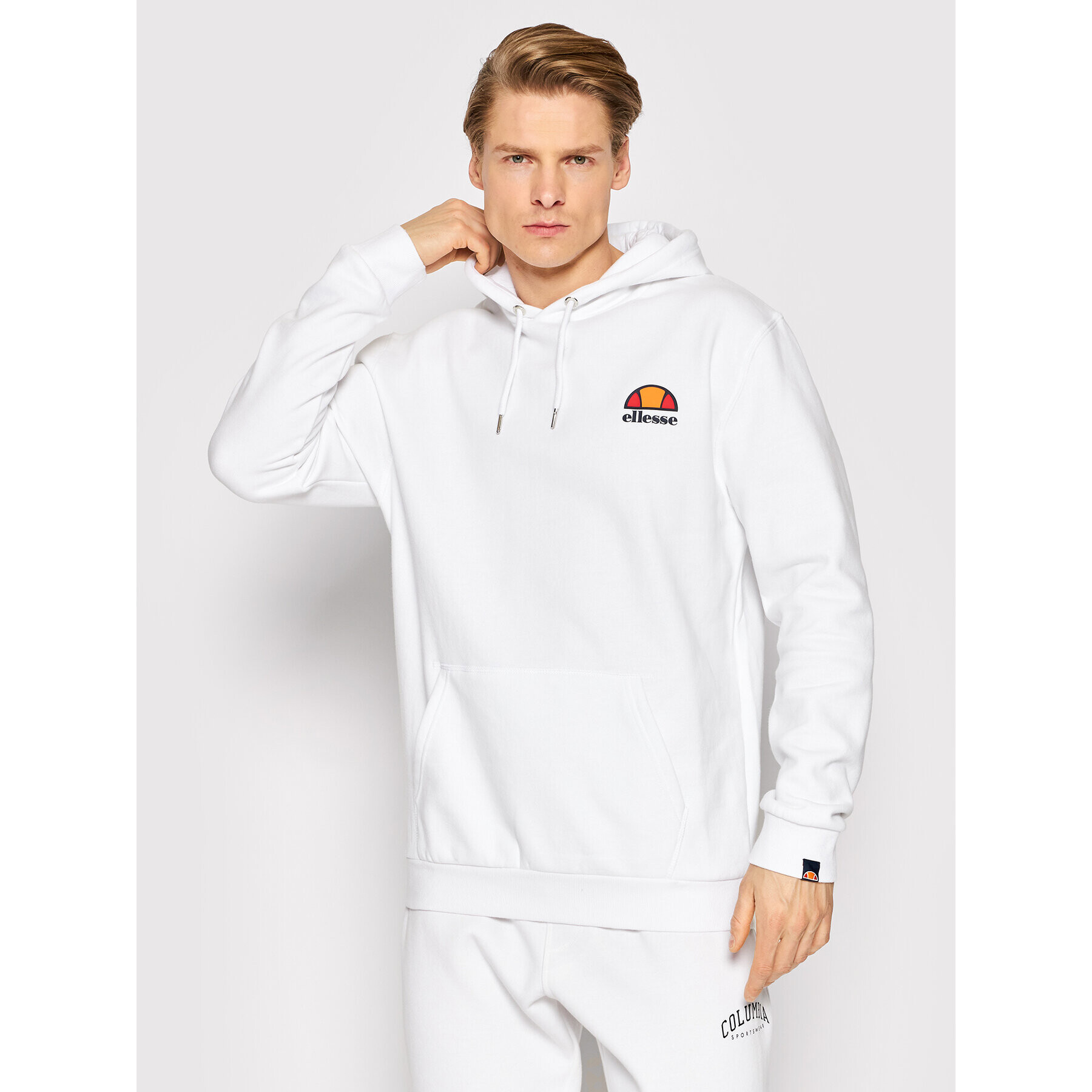 Ellesse Суитшърт Toce SHS02216 Бял Regular Fit - Pepit.bg