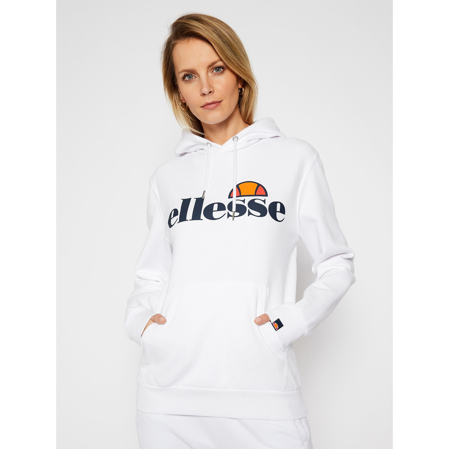 Ellesse Суитшърт Torcies Oh SGS03244 Бял Regular Fit - Pepit.bg