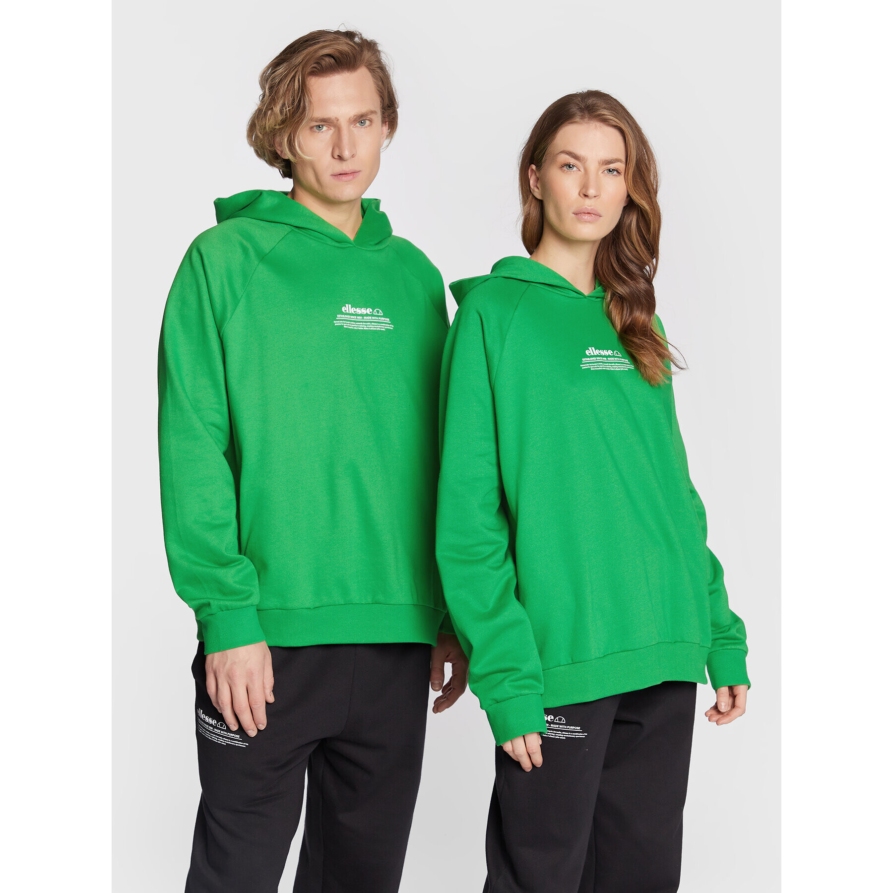 Ellesse Суитшърт Unisex Giordano SGP16248 Зелен Regular Fit - Pepit.bg