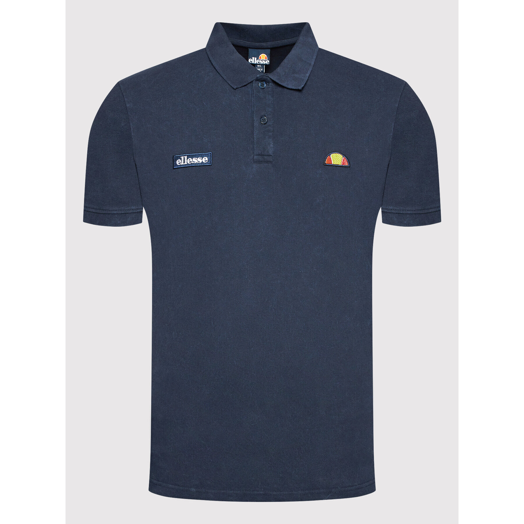 Ellesse Тениска с яка и копчета Montura Caustic SHM14371 Тъмносин Regular Fit - Pepit.bg