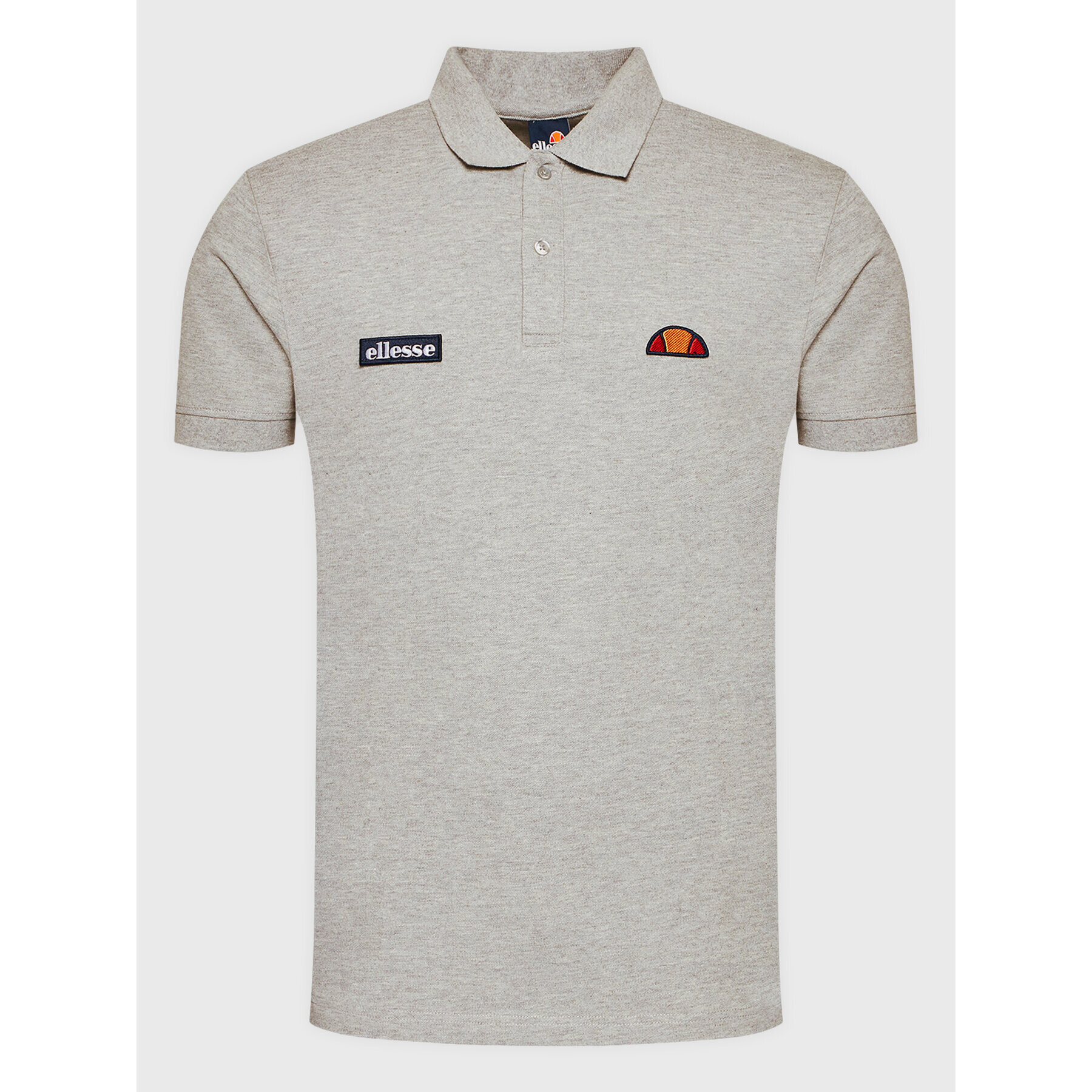 Ellesse Тениска с яка и копчета Montura SHS04475 Сив Regular Fit - Pepit.bg