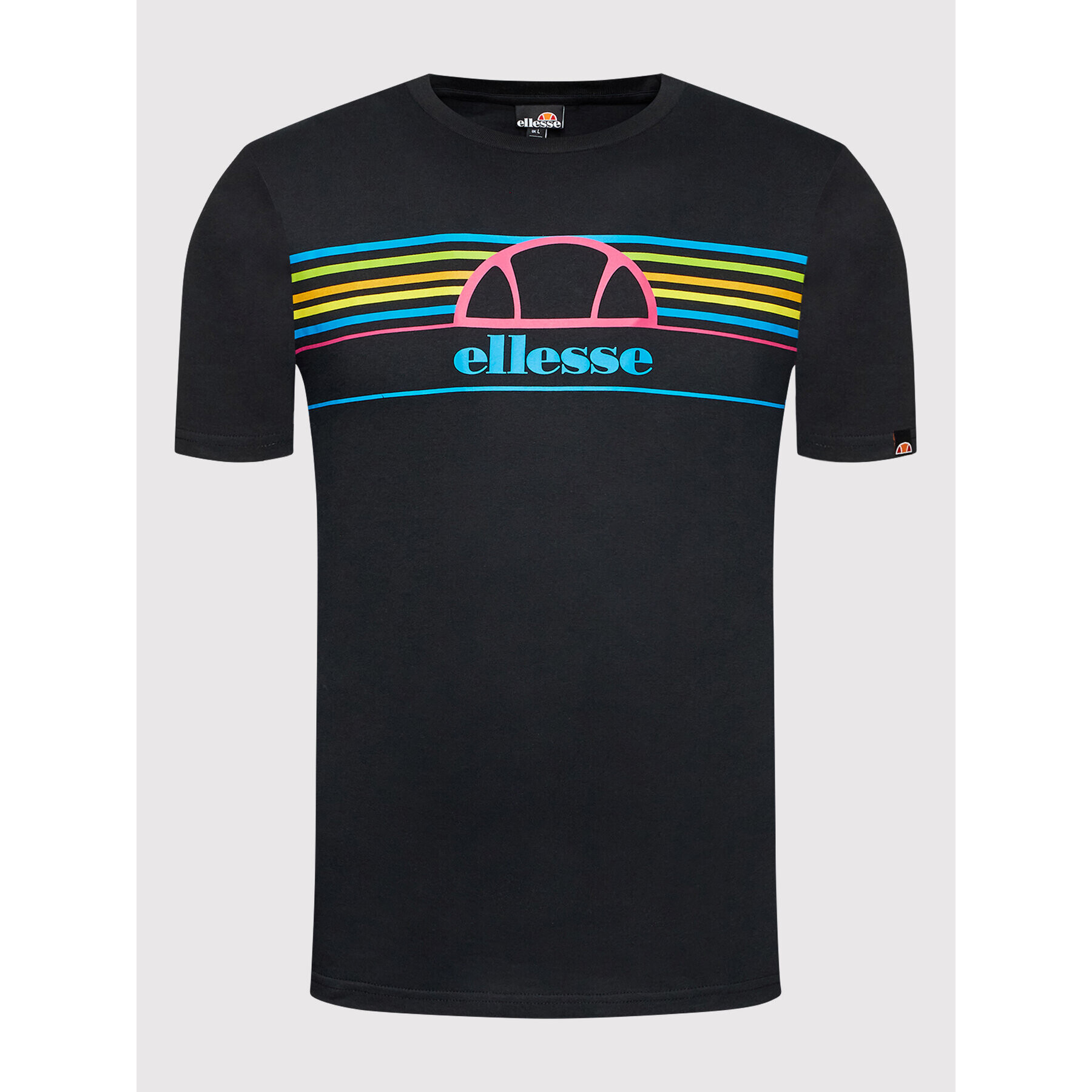 Ellesse Тишърт Achtini SHM13827 Черен Regular Fit - Pepit.bg