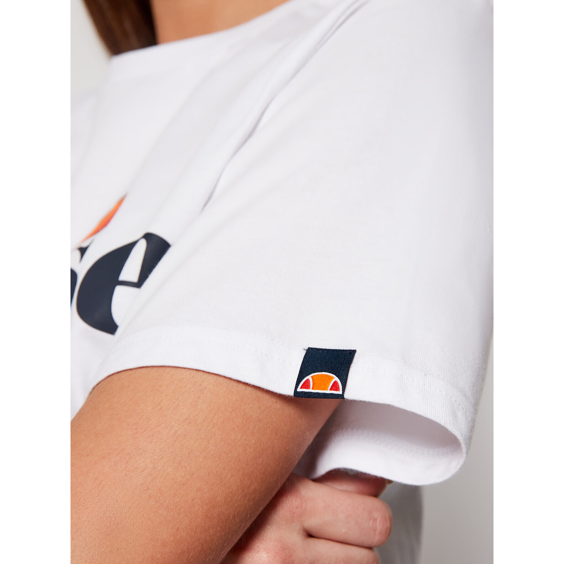 Ellesse Тишърт Albany SGS03237 Бял Regular Fit - Pepit.bg