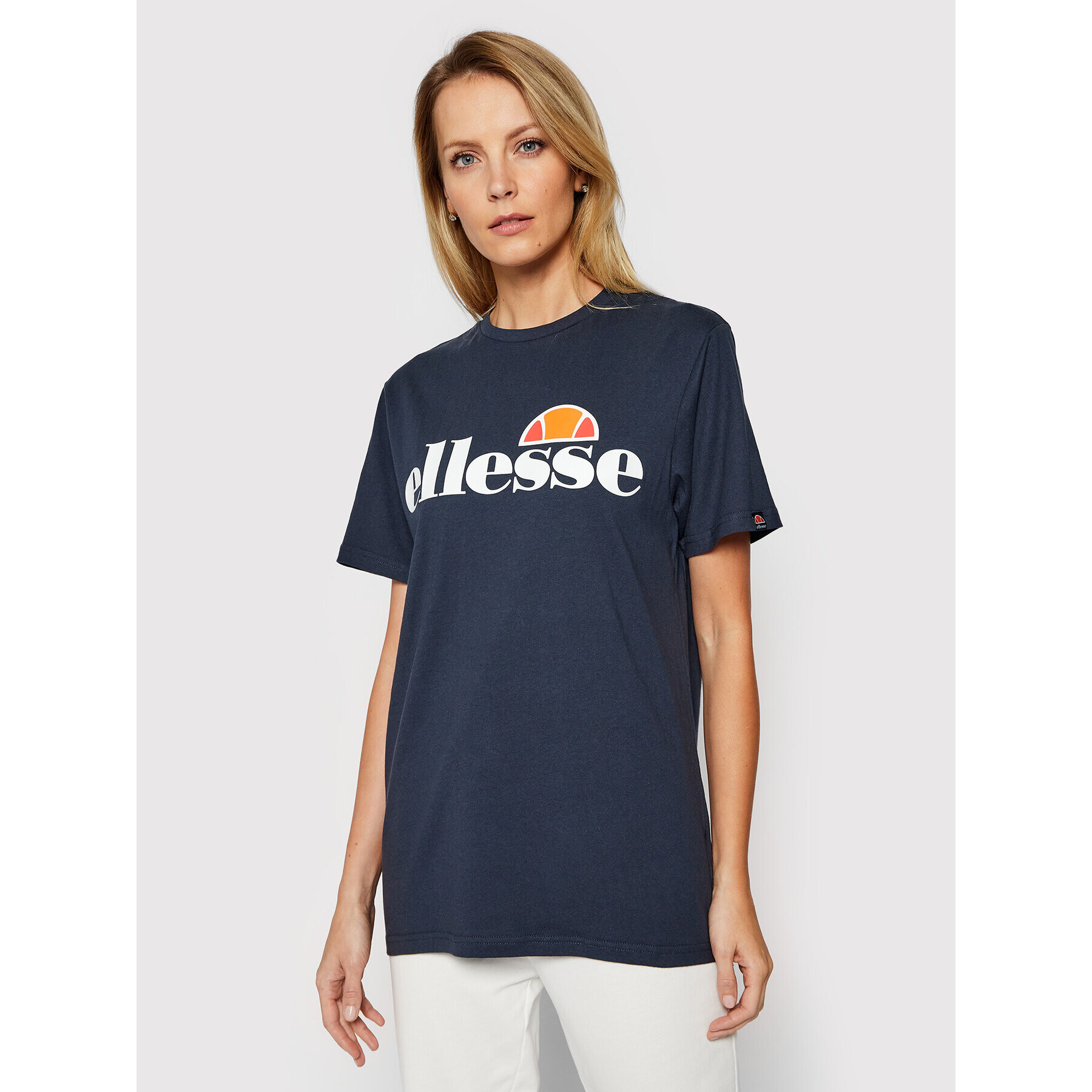 Ellesse Тишърт Albany SGS03237 Тъмносин Regular Fit - Pepit.bg