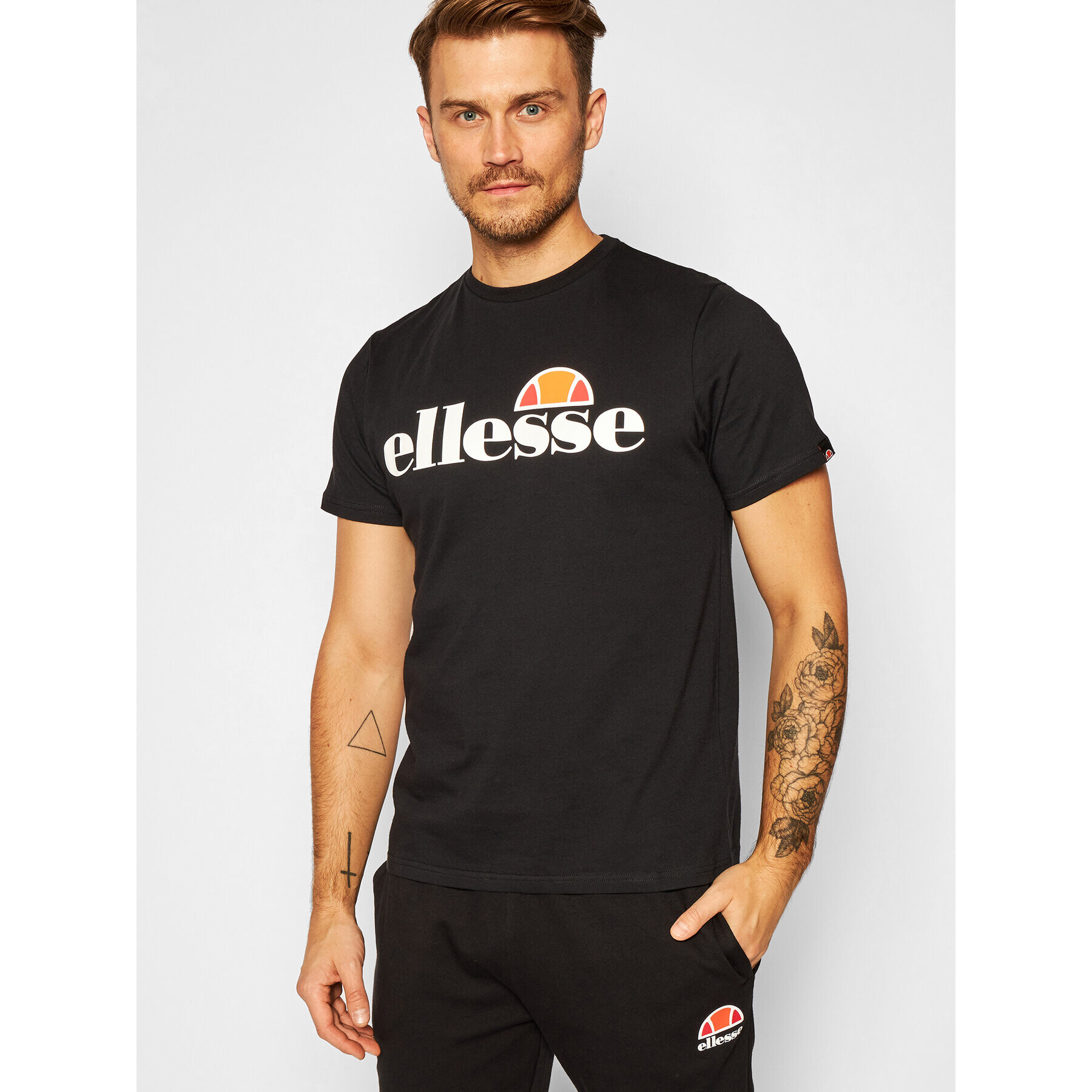 Ellesse Тишърт Albany Tee SGS03237 Черен Regular Fit - Pepit.bg