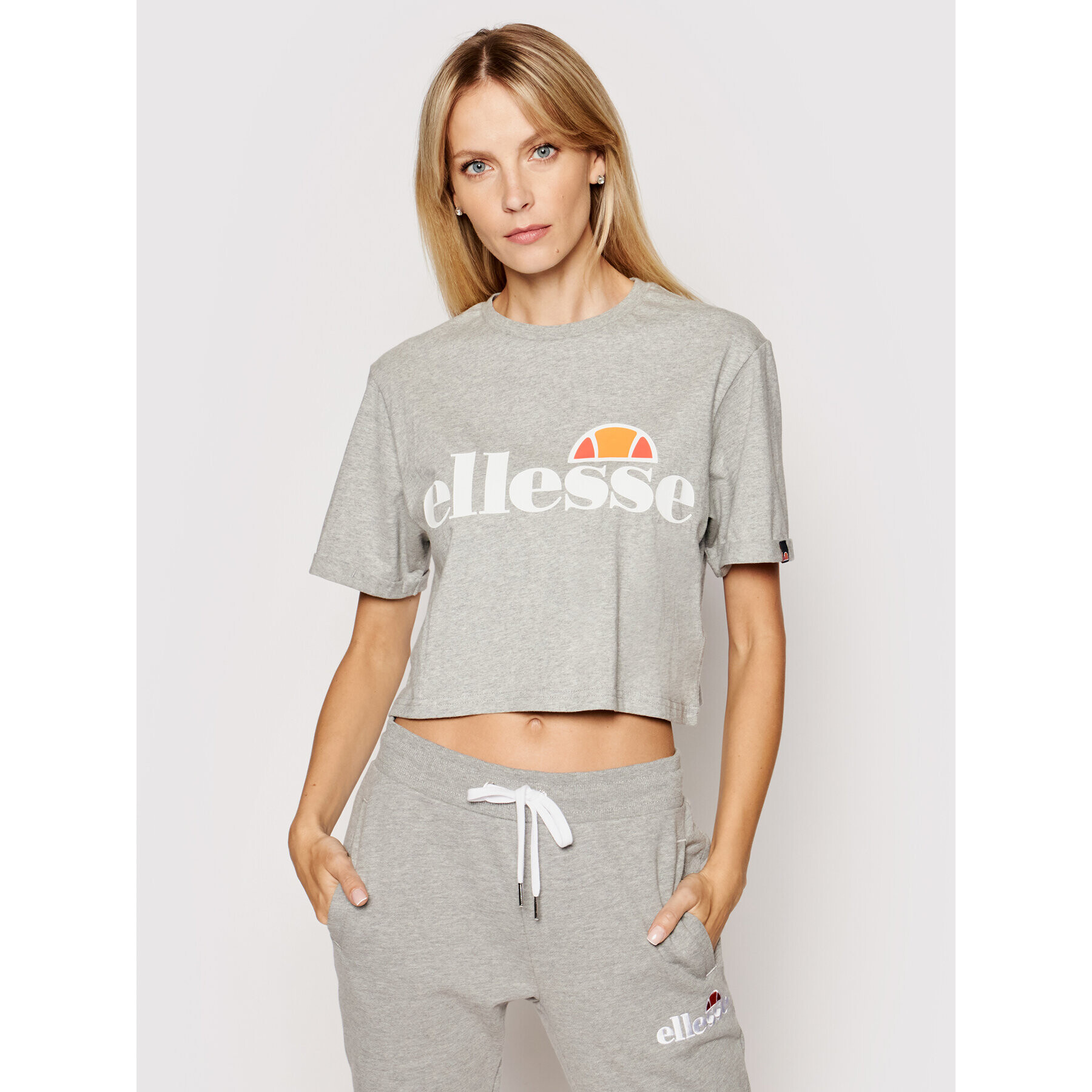 Ellesse Тишърт Alberta SGS04484 Сив Regular Fit - Pepit.bg