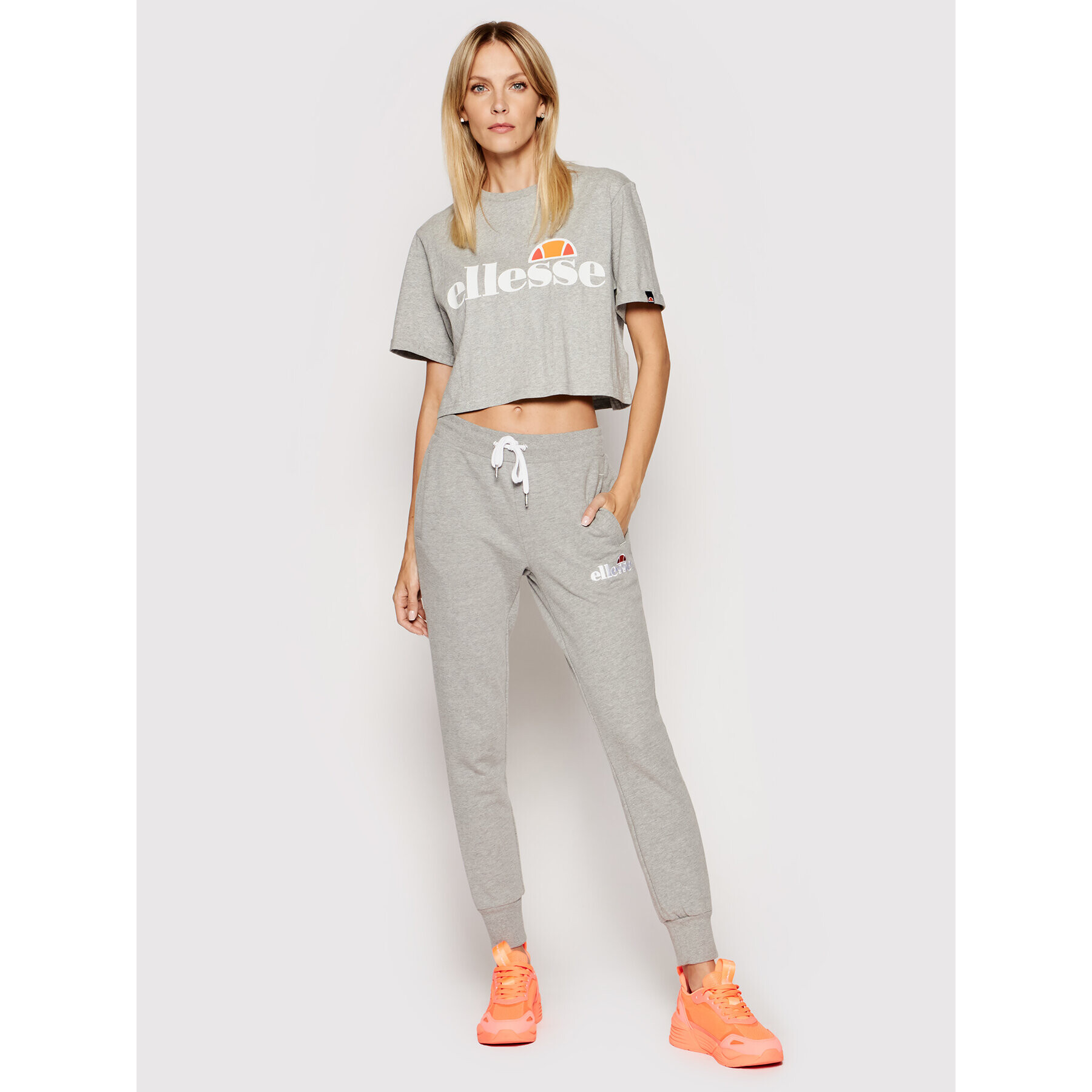 Ellesse Тишърт Alberta SGS04484 Сив Regular Fit - Pepit.bg