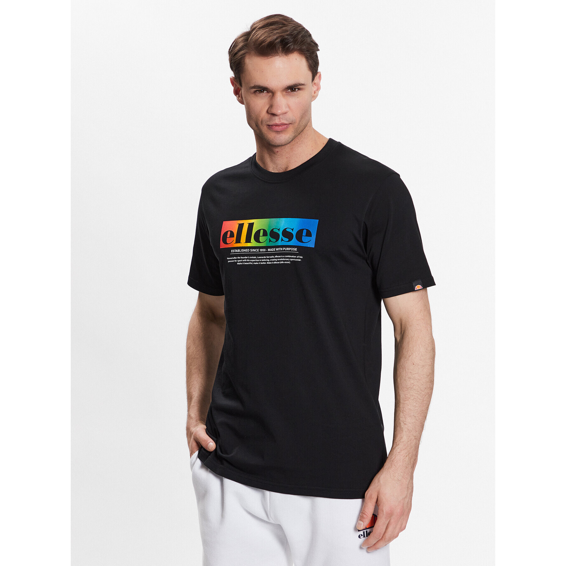 Ellesse Тишърт Allegrio SHR17634 Черен Regular Fit - Pepit.bg