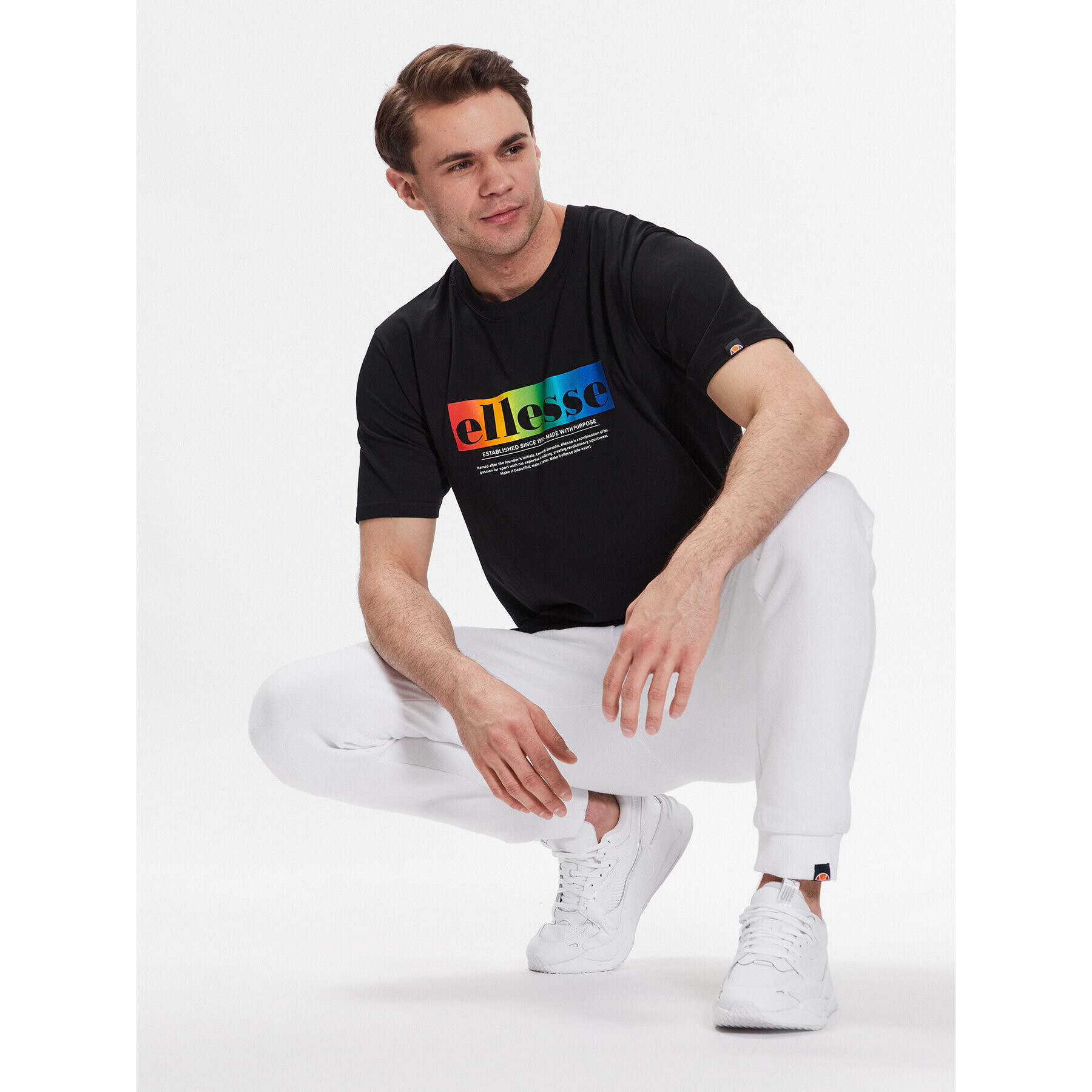 Ellesse Тишърт Allegrio SHR17634 Черен Regular Fit - Pepit.bg