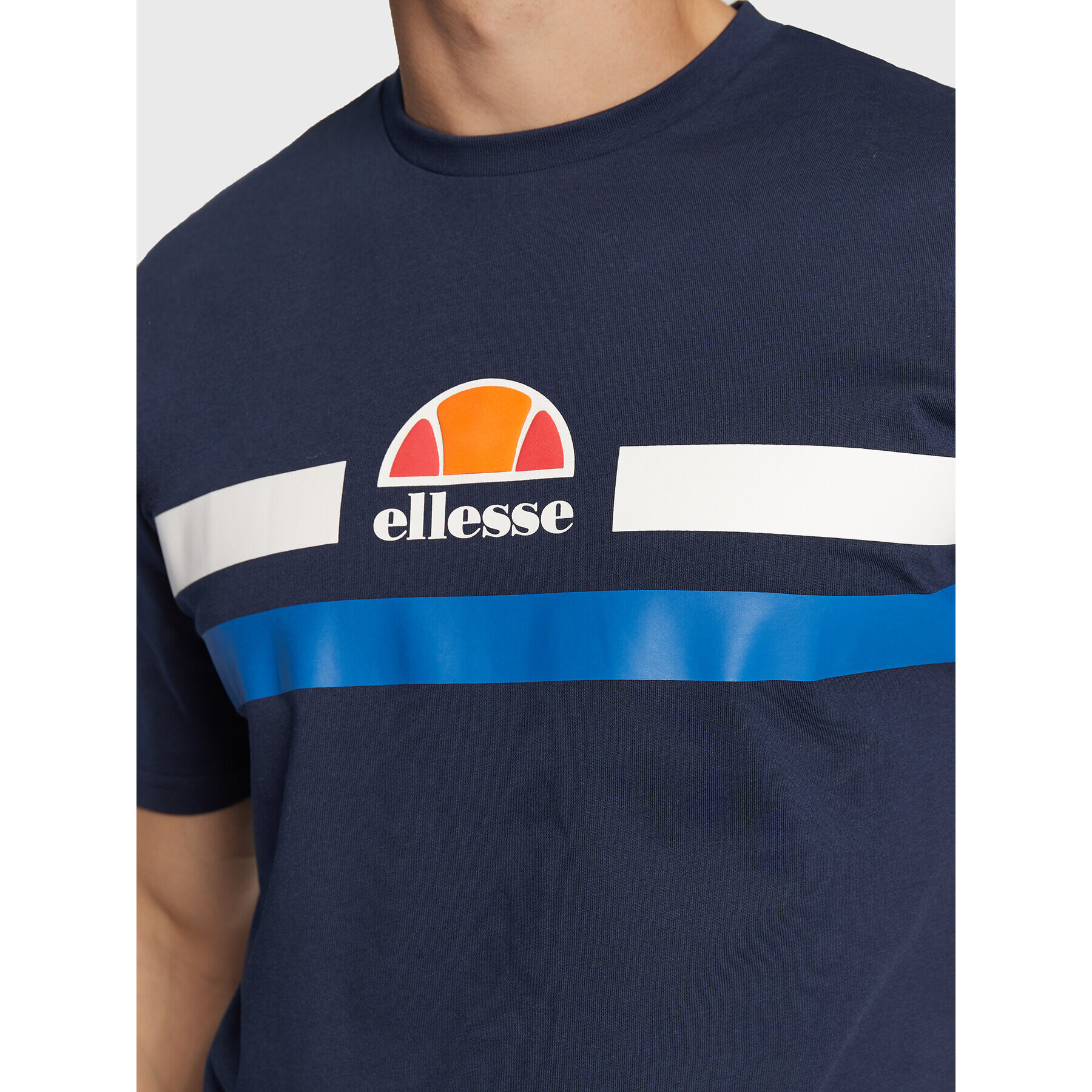 Ellesse Тишърт Aprel SHM06453 Тъмносин Regular Fit - Pepit.bg