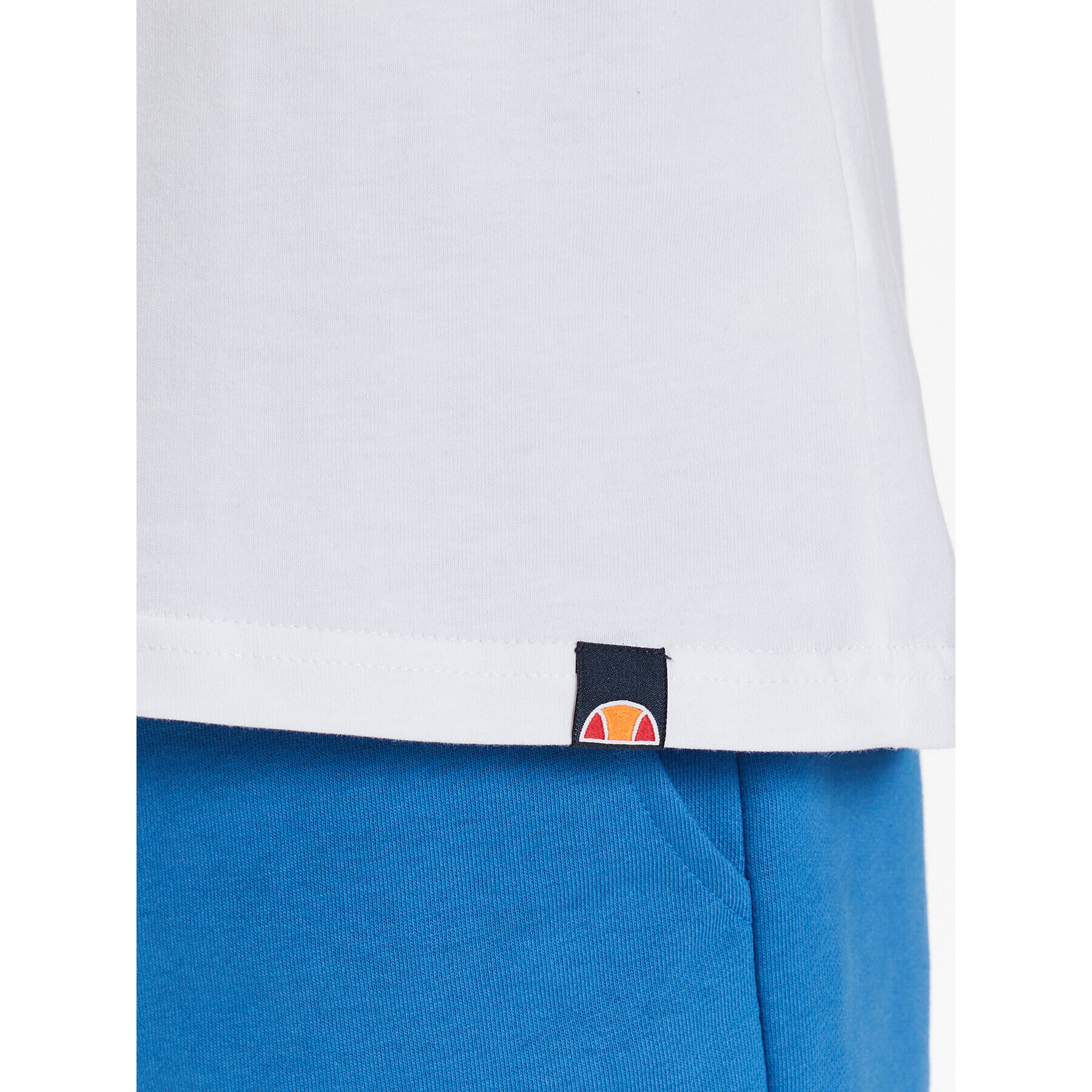 Ellesse Тишърт Aprel SHR06453 Бял Regular Fit - Pepit.bg