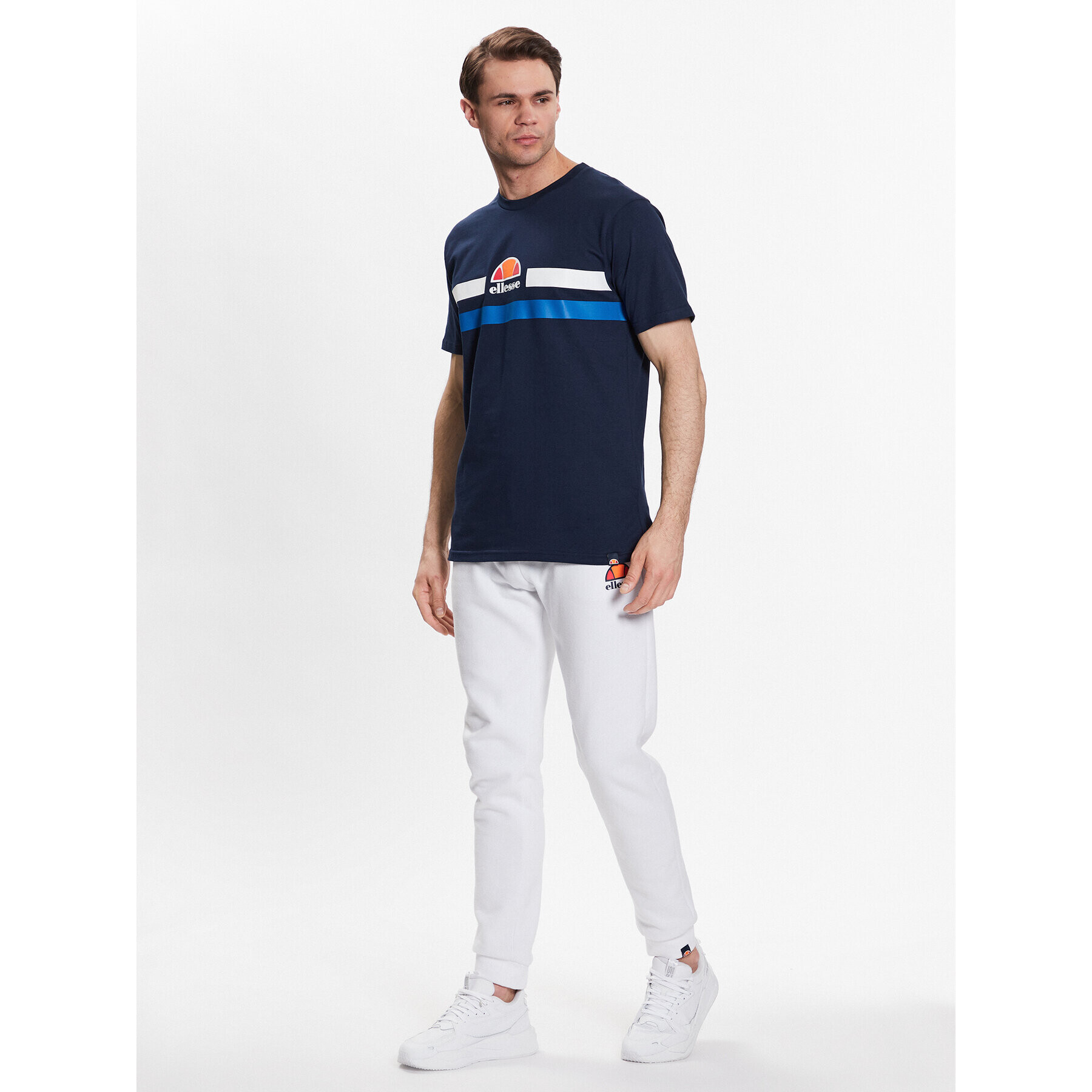 Ellesse Тишърт Aprel SHR06453 Тъмносин Regular Fit - Pepit.bg