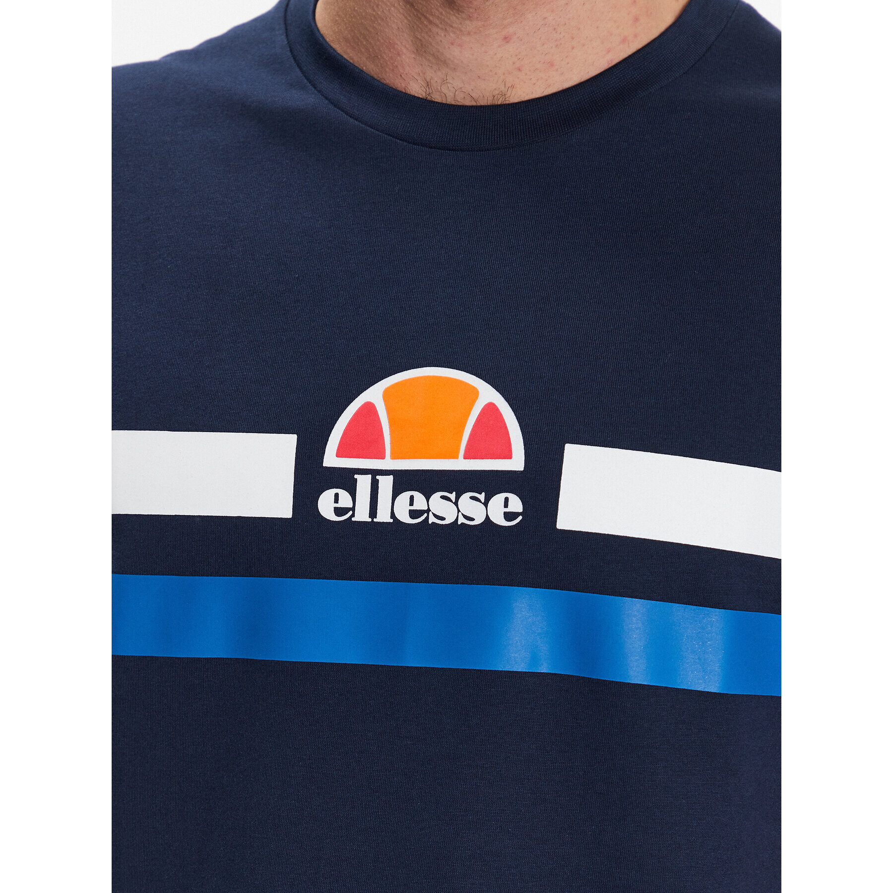 Ellesse Тишърт Aprel SHR06453 Тъмносин Regular Fit - Pepit.bg