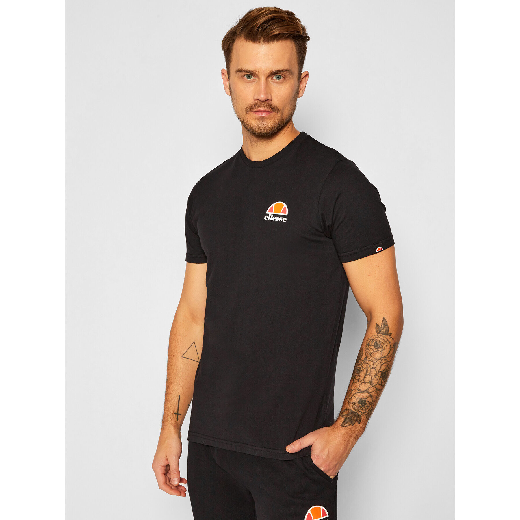 Ellesse Тишърт Canaletto SHS04548 Черен Regular Fit - Pepit.bg