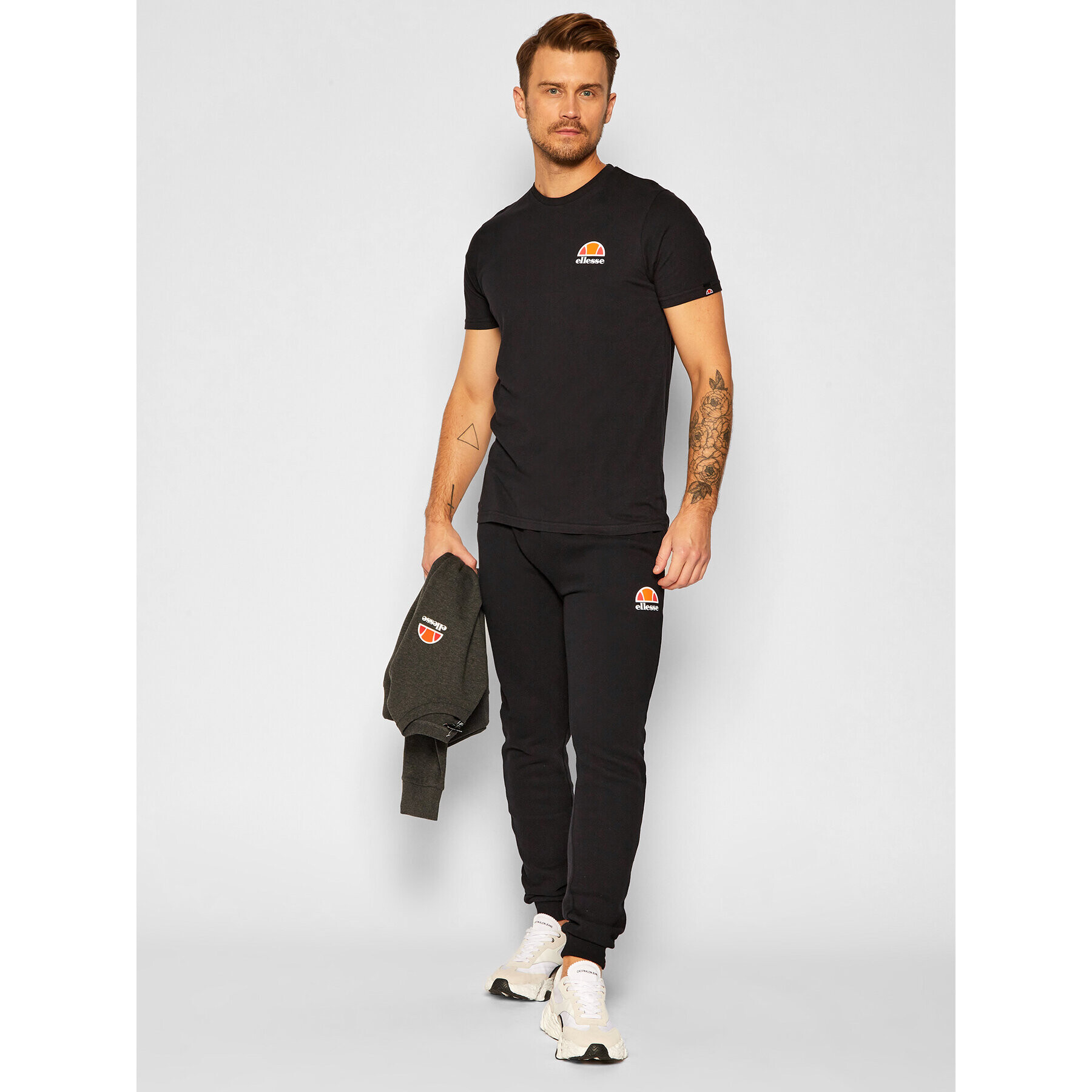 Ellesse Тишърт Canaletto SHS04548 Черен Regular Fit - Pepit.bg