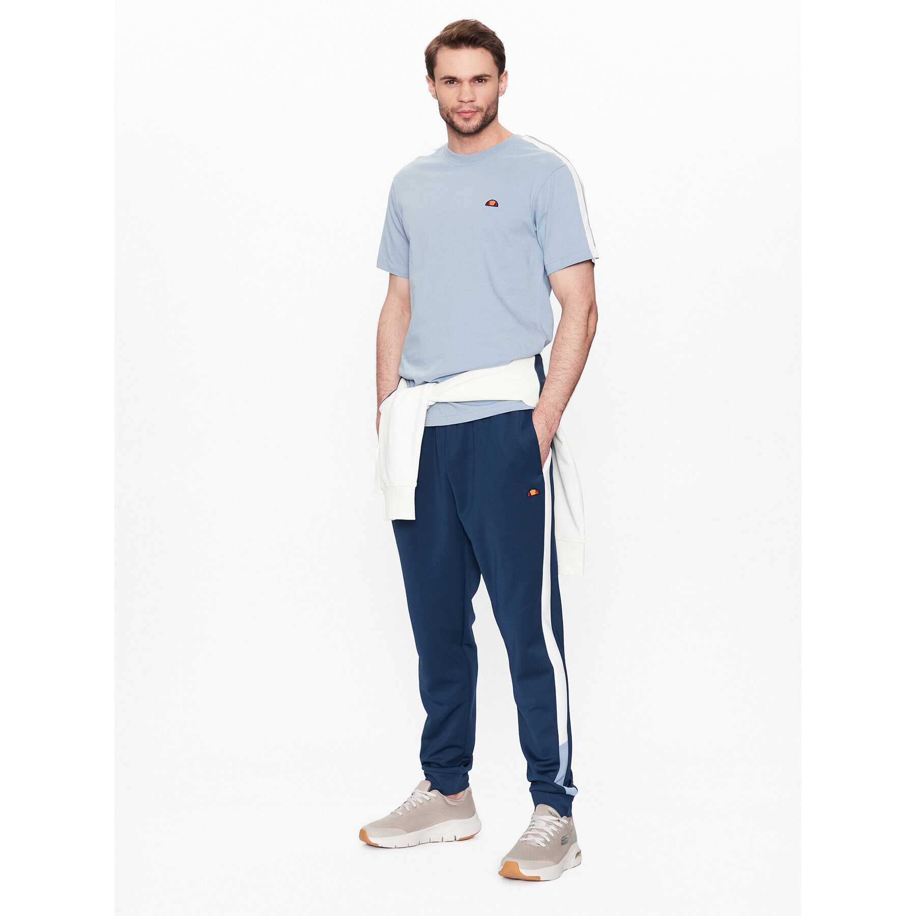 Ellesse Тишърт Capurso SHR17439 Син Regular Fit - Pepit.bg