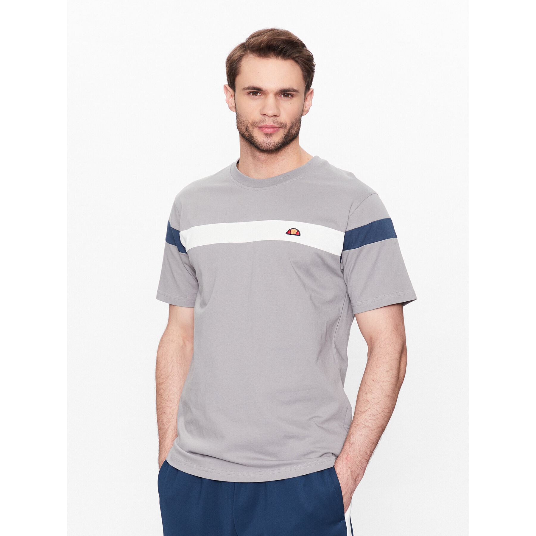 Ellesse Тишърт Caserio SHR17433 Сив Regular Fit - Pepit.bg