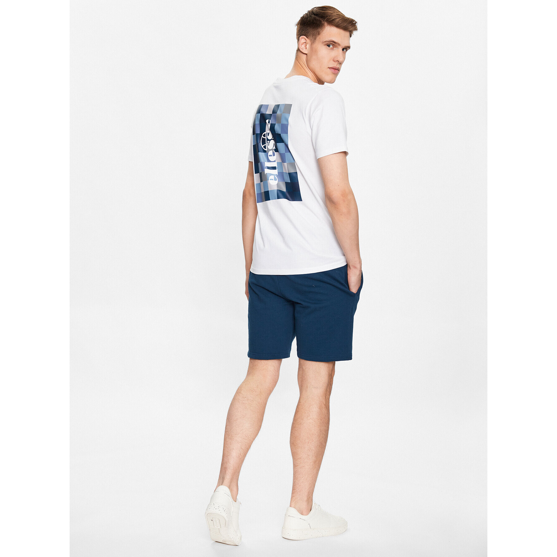 Ellesse Тишърт Chello SHR17632 Бял Regular Fit - Pepit.bg