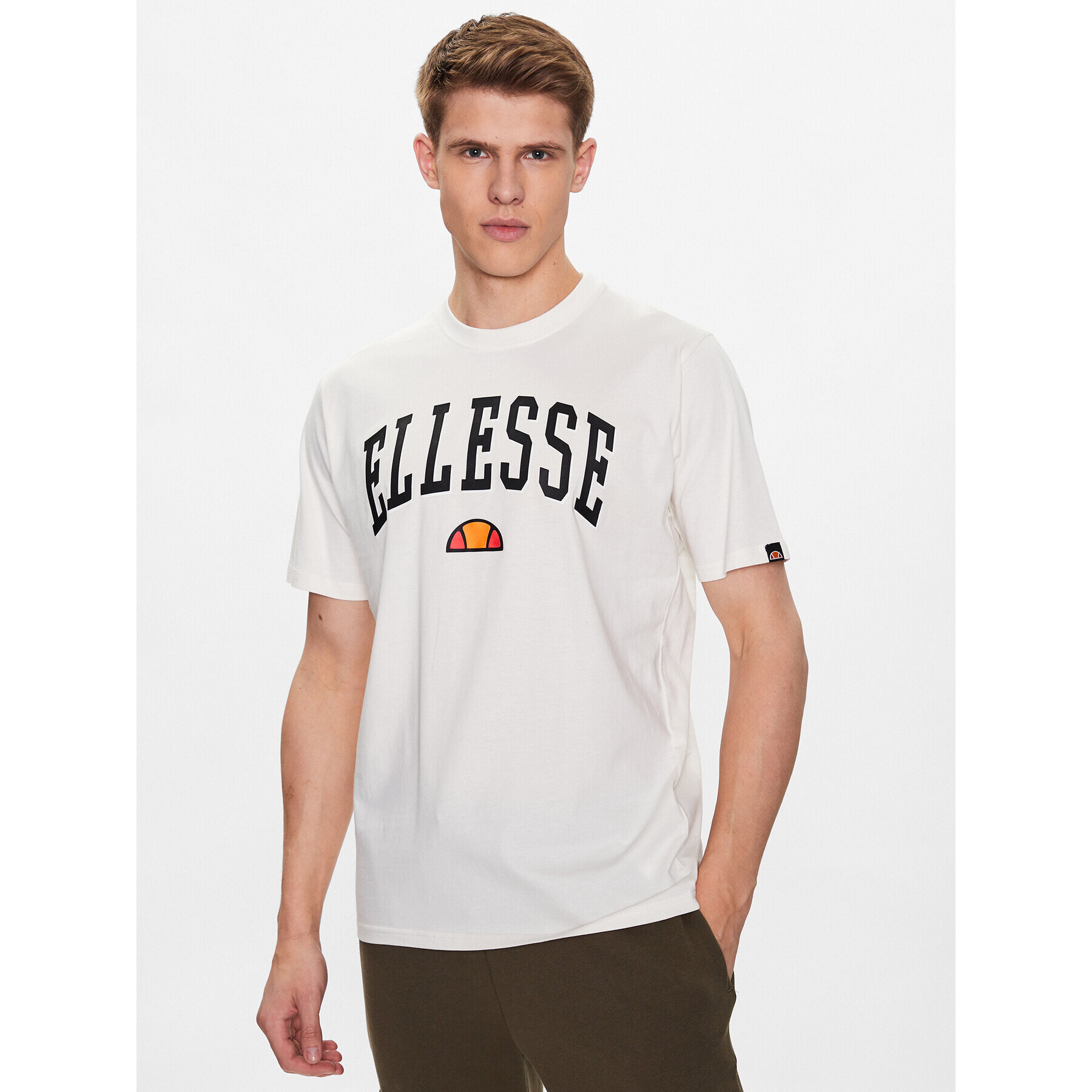 Ellesse Тишърт Colombia 2 SHR17640 Екрю Regular Fit - Pepit.bg