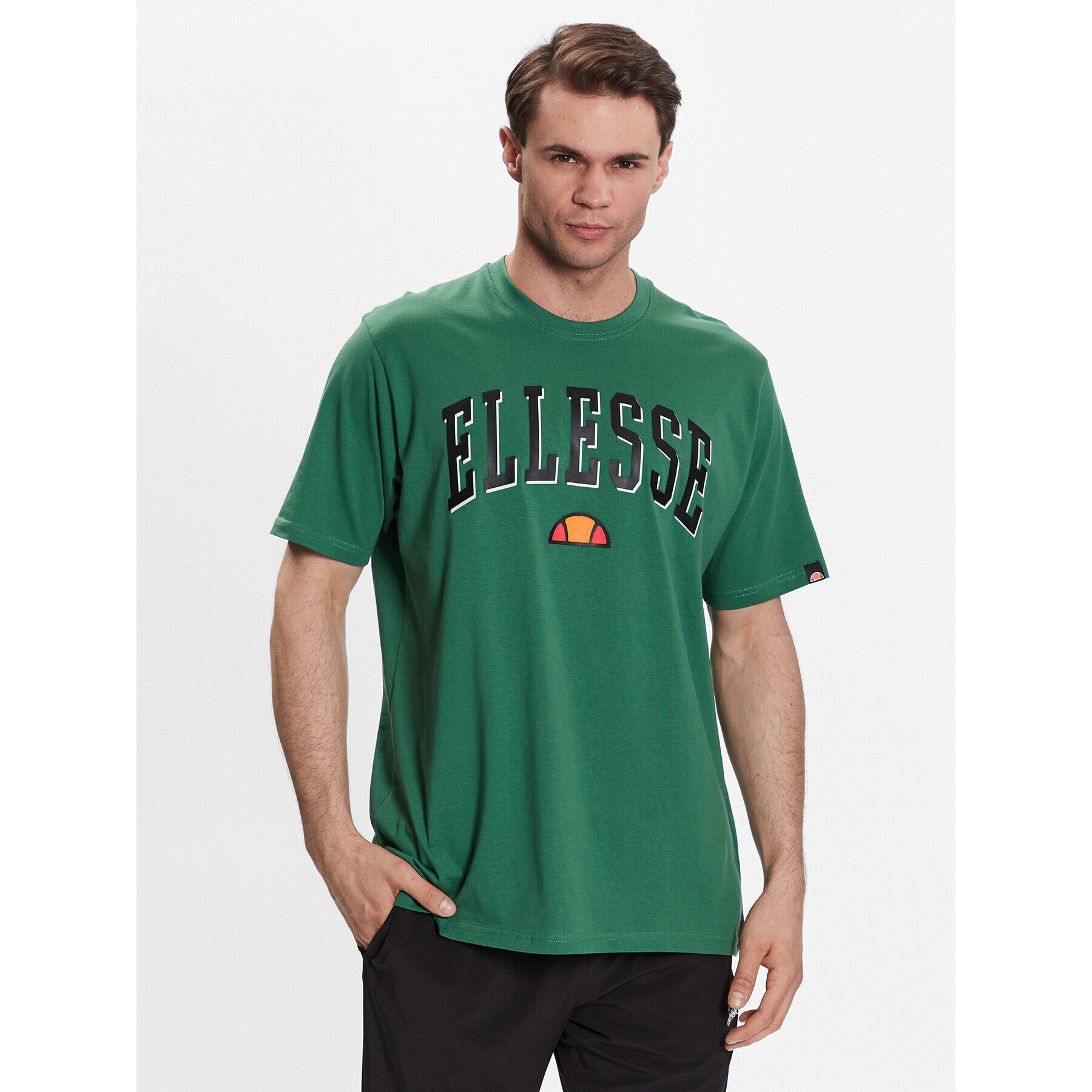 Ellesse Тишърт Colombia 2 SHR17640 Зелен Regular Fit - Pepit.bg