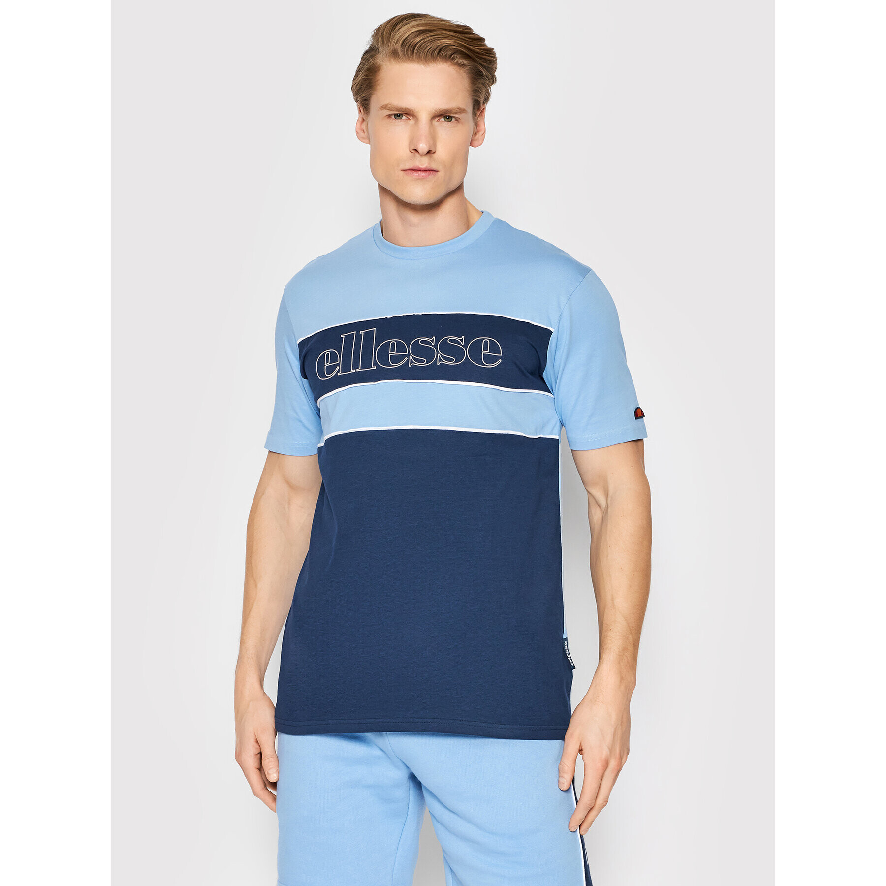 Ellesse Тишърт Coppia SHM14241 Син Regular Fit - Pepit.bg